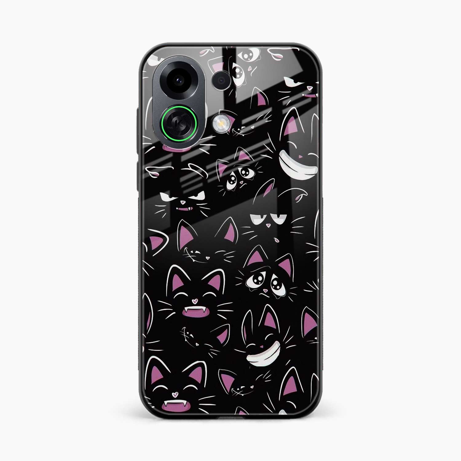 Cute Black Cat Oppo K13 Turbo Pro 5G Back Cover