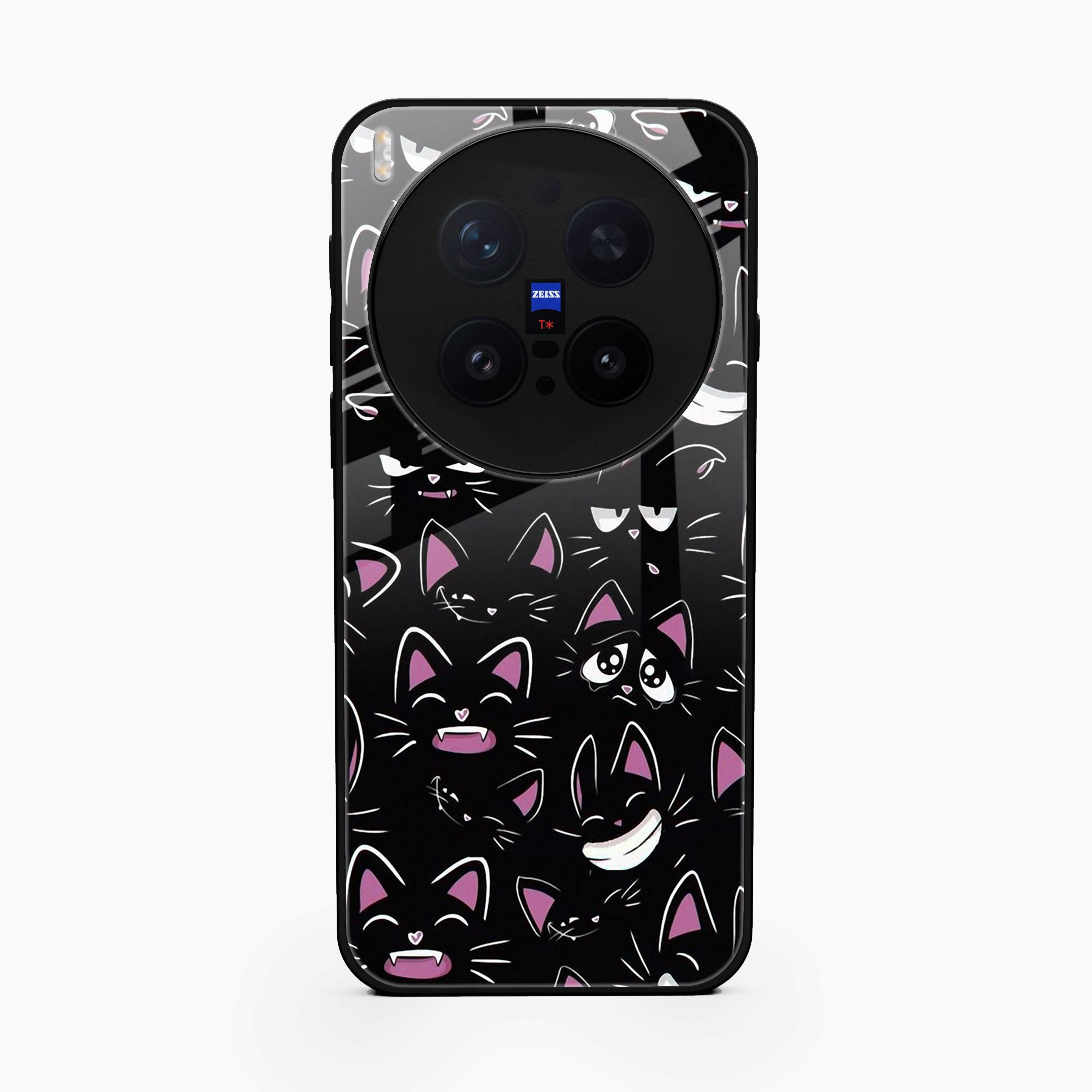 Cute Black Cat Vivo X300 Pro 5G Back Cover