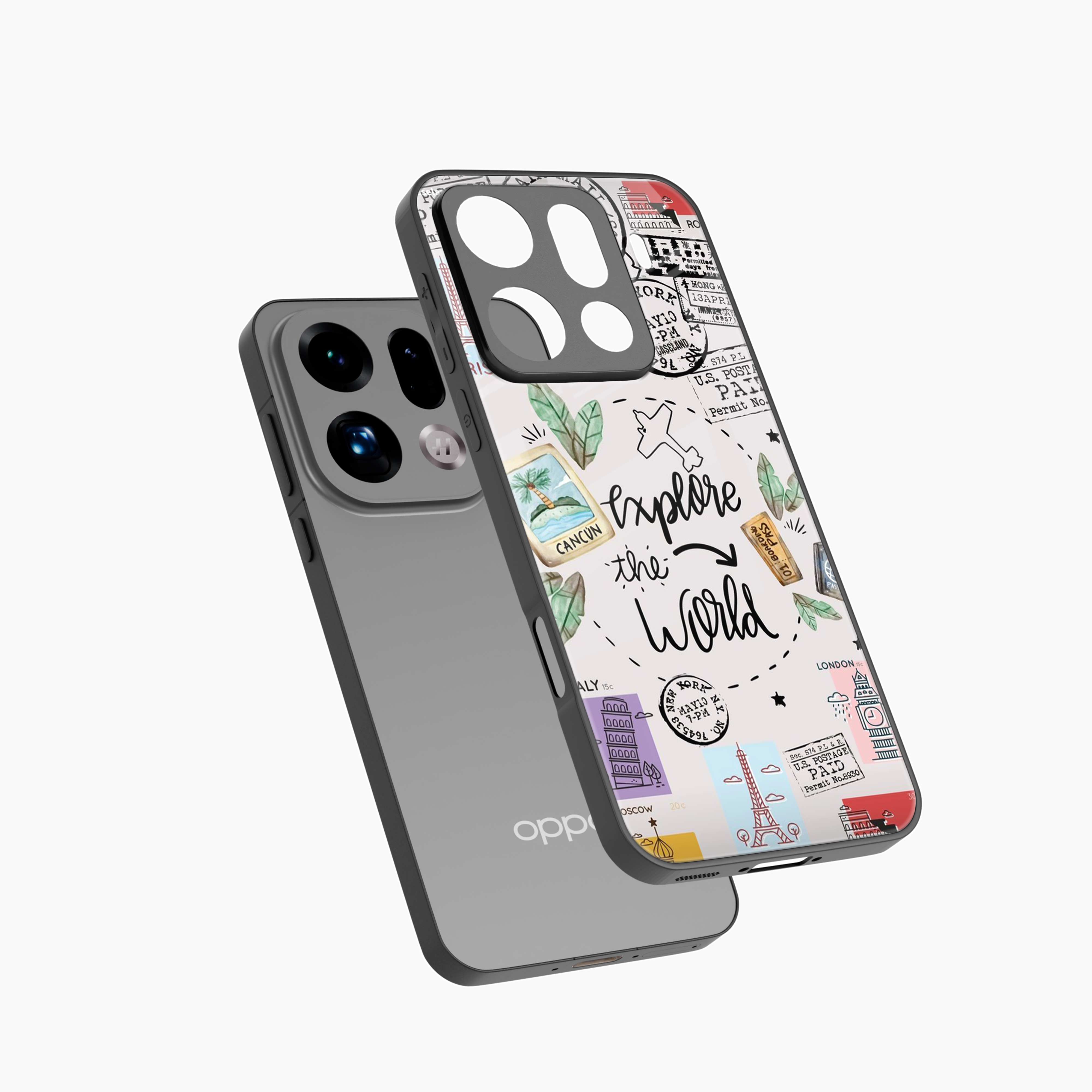 Explore The World Oppo Find X9 Pro 5G Back Cover