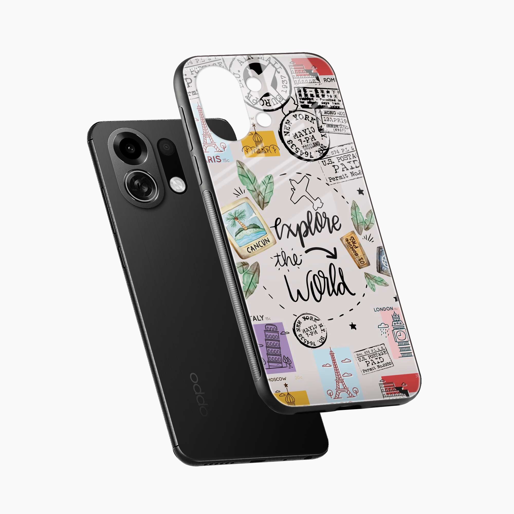 Explore The World Oppo K13 Turbo Pro 5G Back Cover