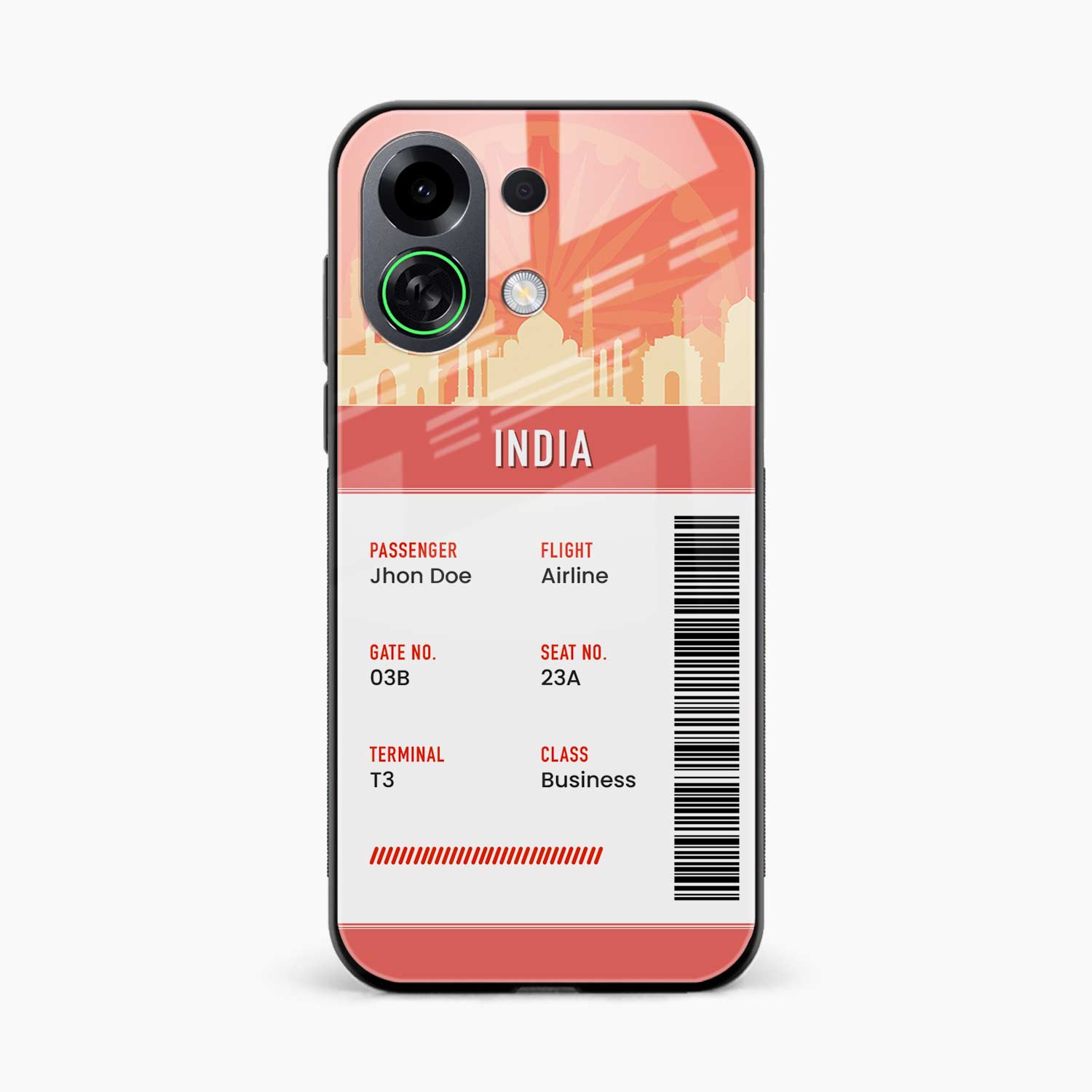 India Boarding Pass Oppo K13 Turbo Pro 5G Back Cover