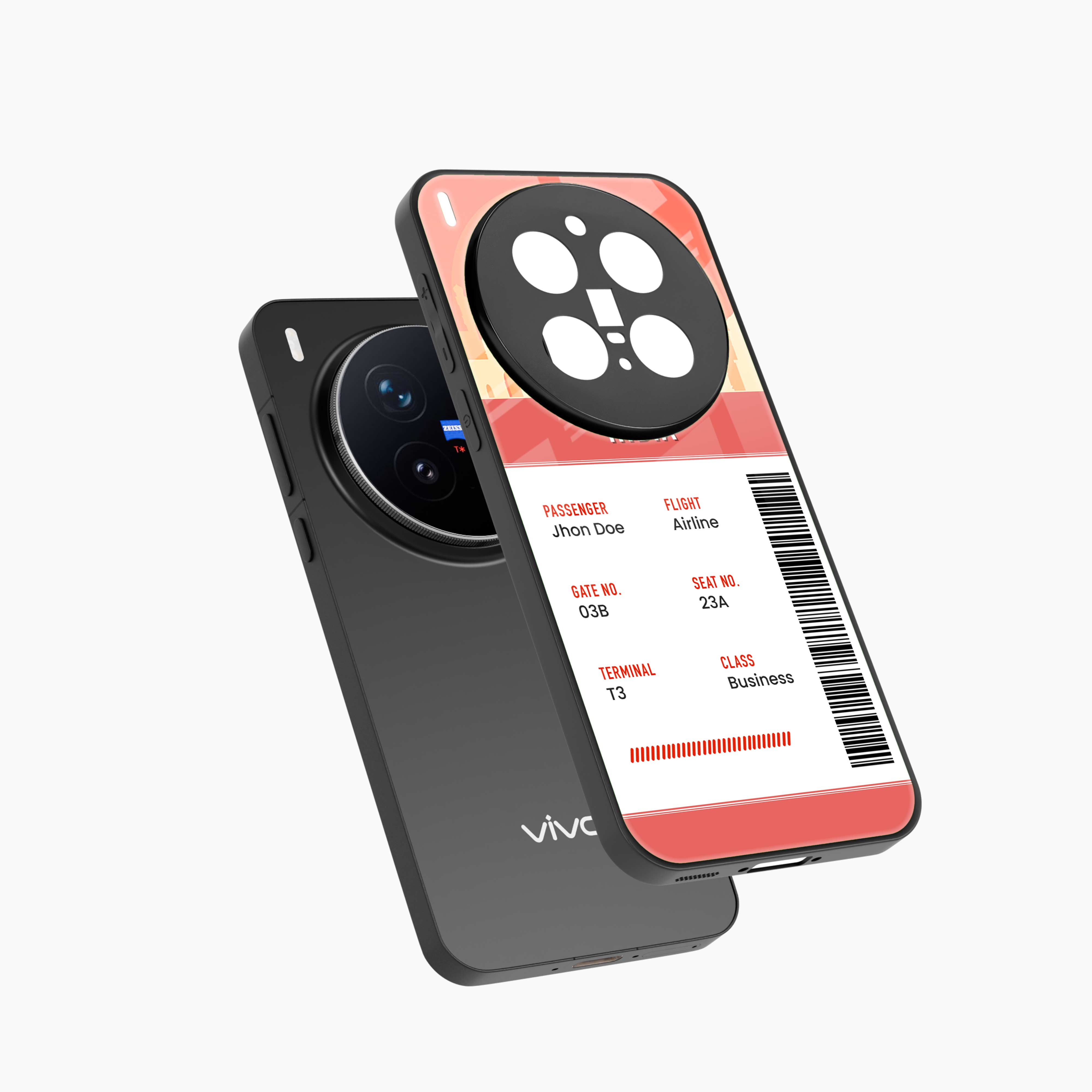 India Boarding Pass Vivo X300 Pro 5G Back Cover