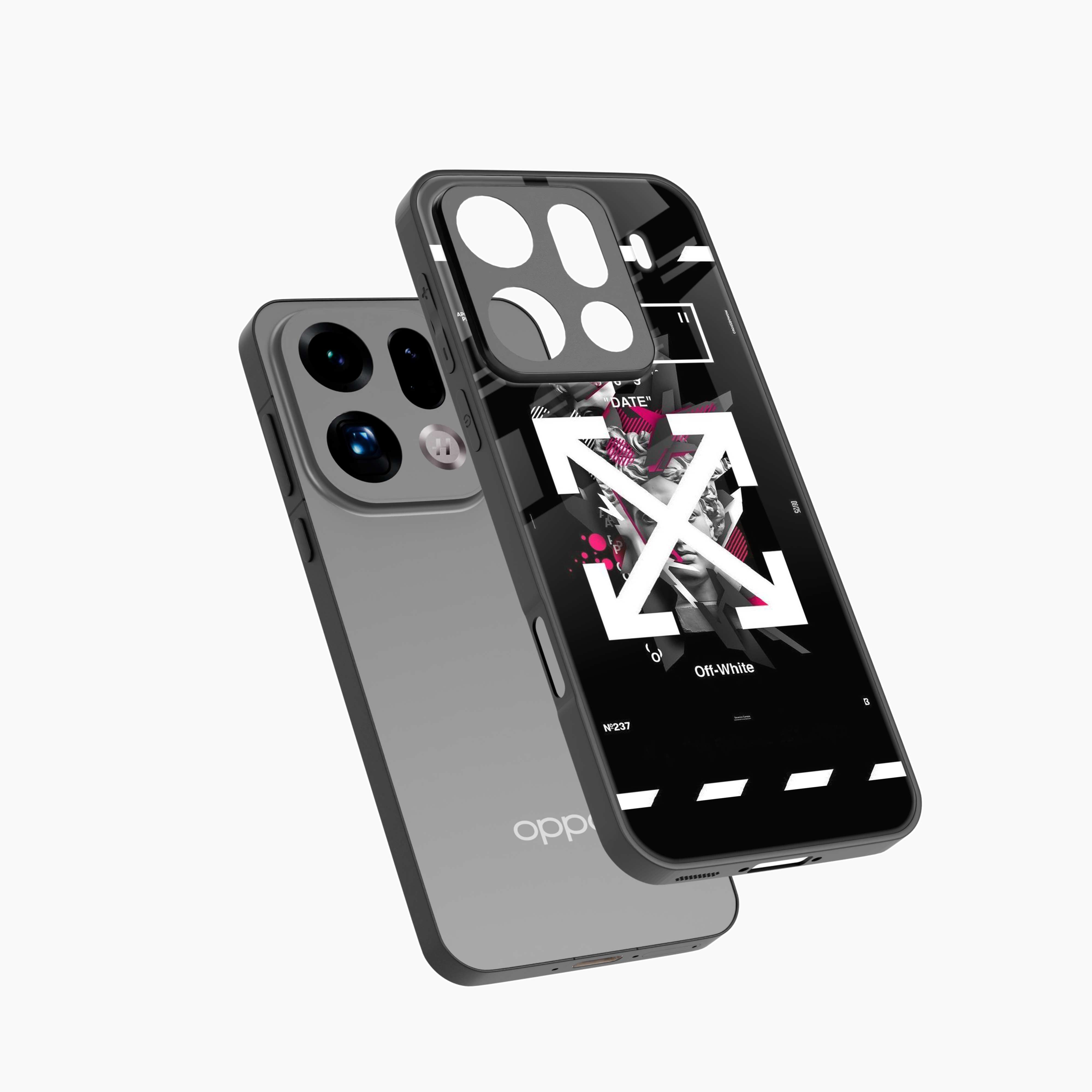 Off White Logo Oppo Find X9 Pro 5G Back Cover