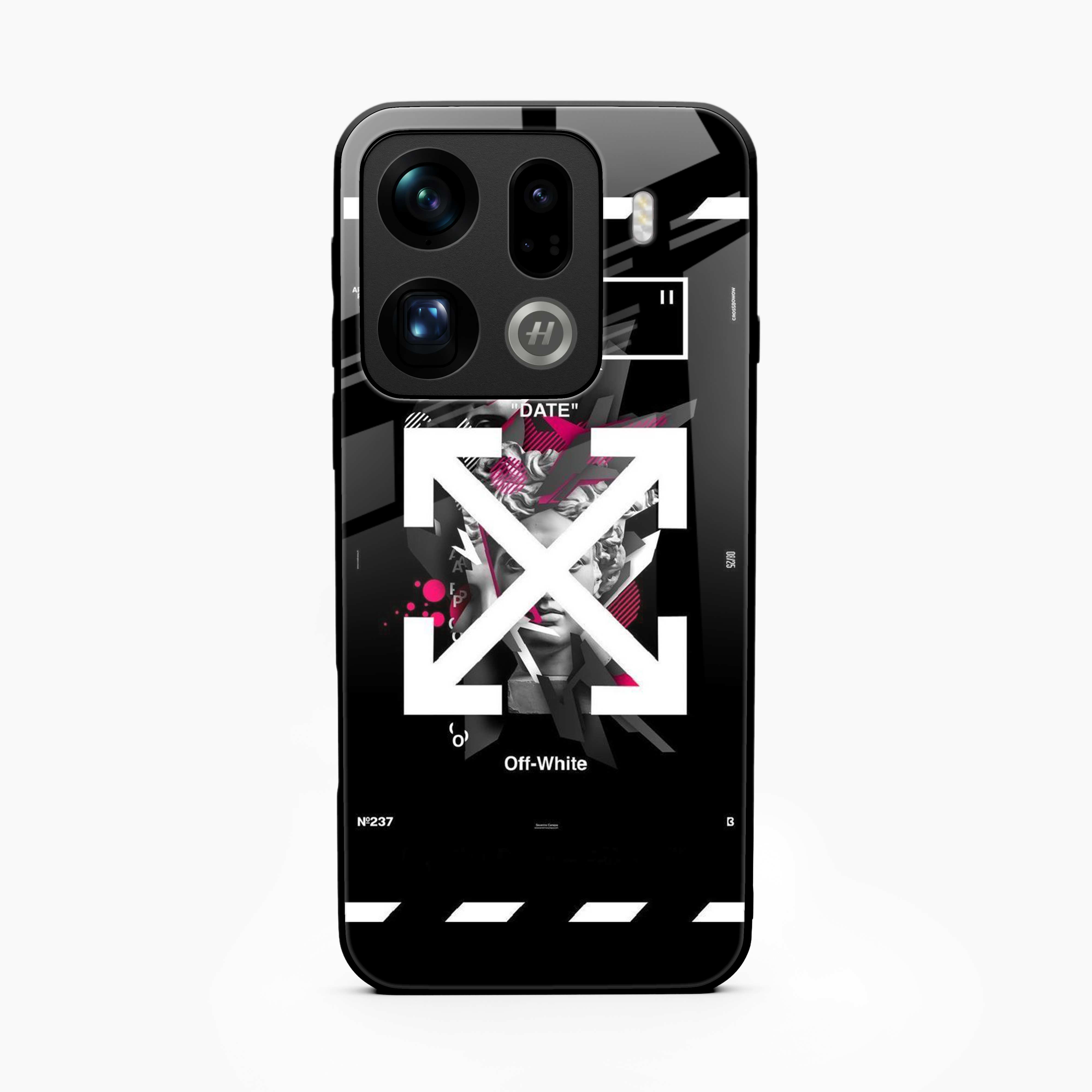 Off White Logo Oppo Find X9 Pro 5G Back Cover