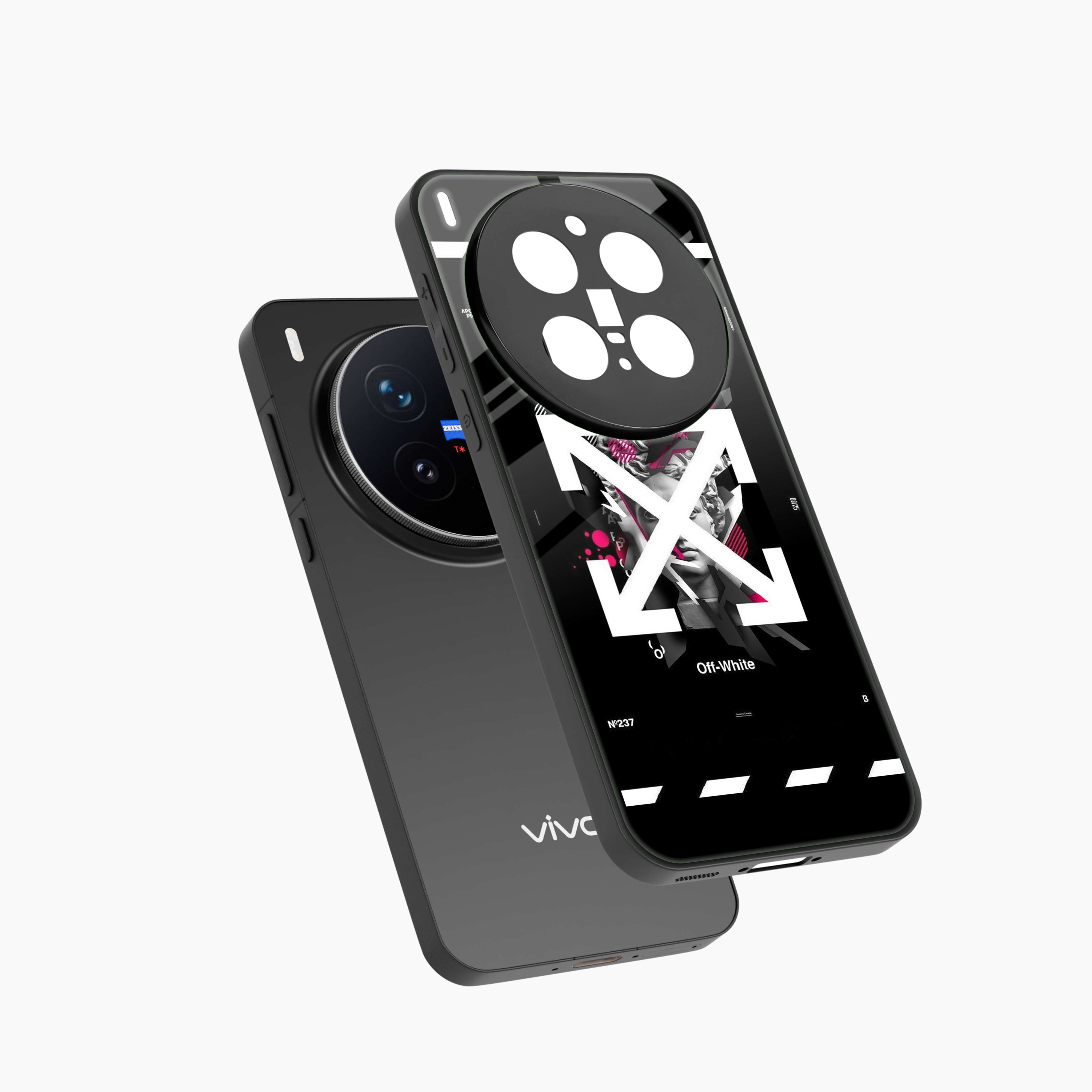 Off White Logo Vivo X300 Pro 5G Back Cover