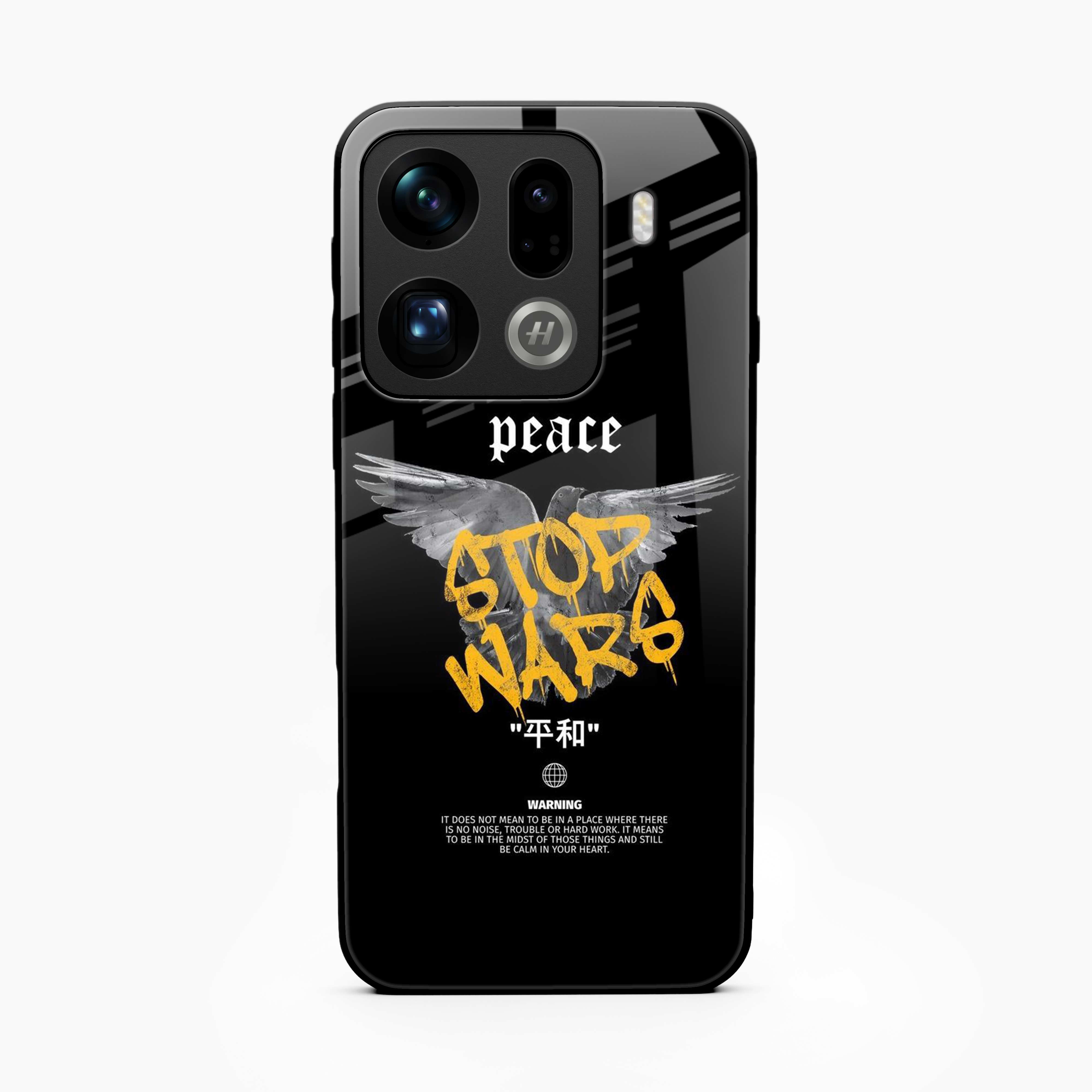 Peace Stop Wars Oppo Find X9 Pro 5G Back Cover