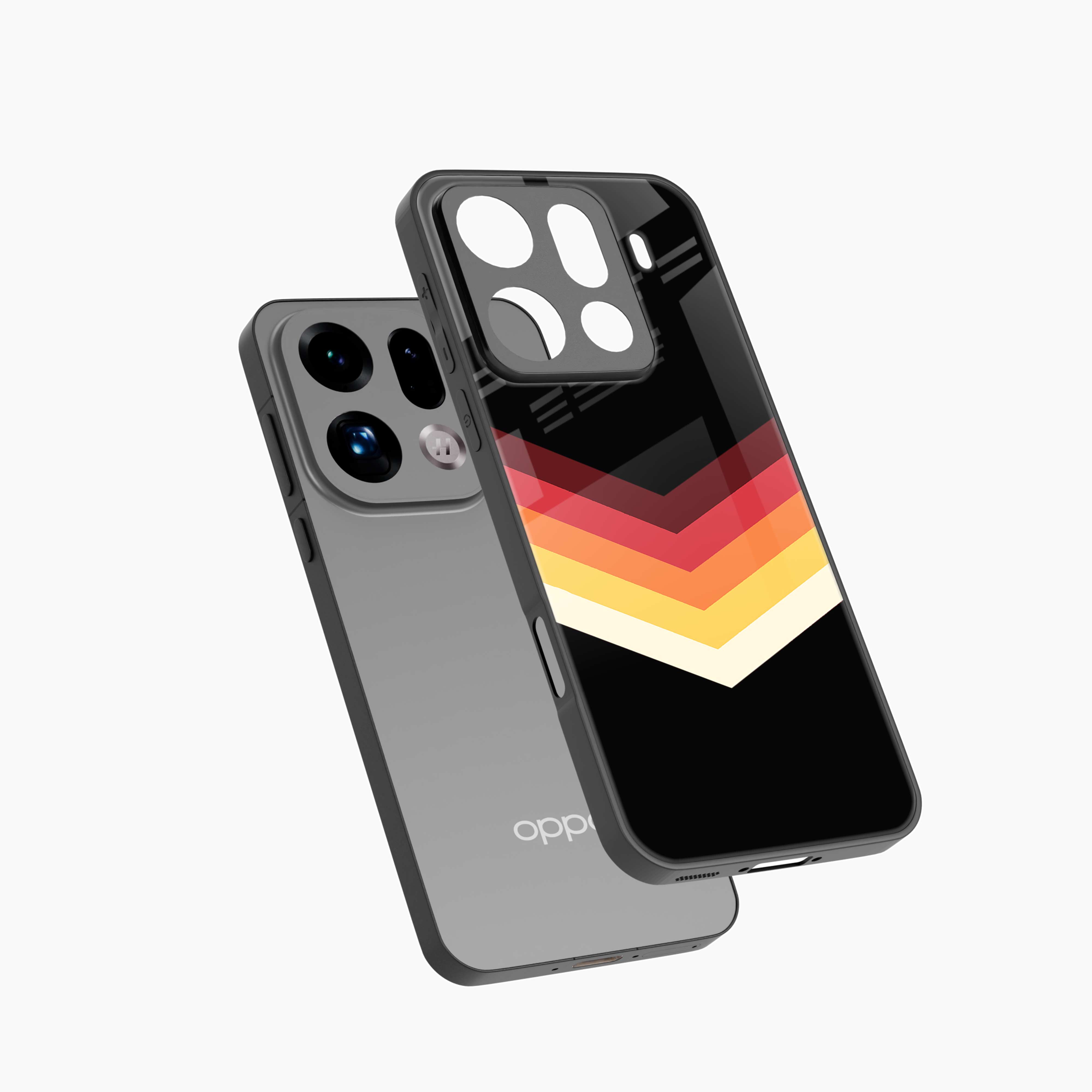 Rewind Strips Pattern Oppo Find X9 Pro 5G Back Cover