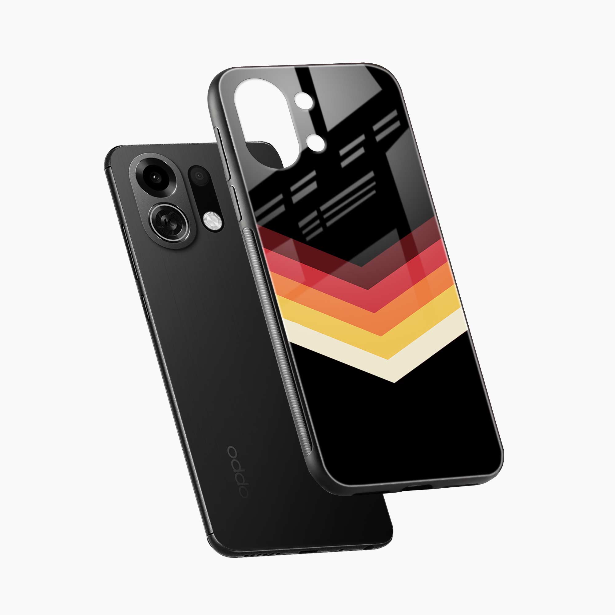 Rewind Strips Pattern Oppo K13 Turbo Pro 5G Back Cover