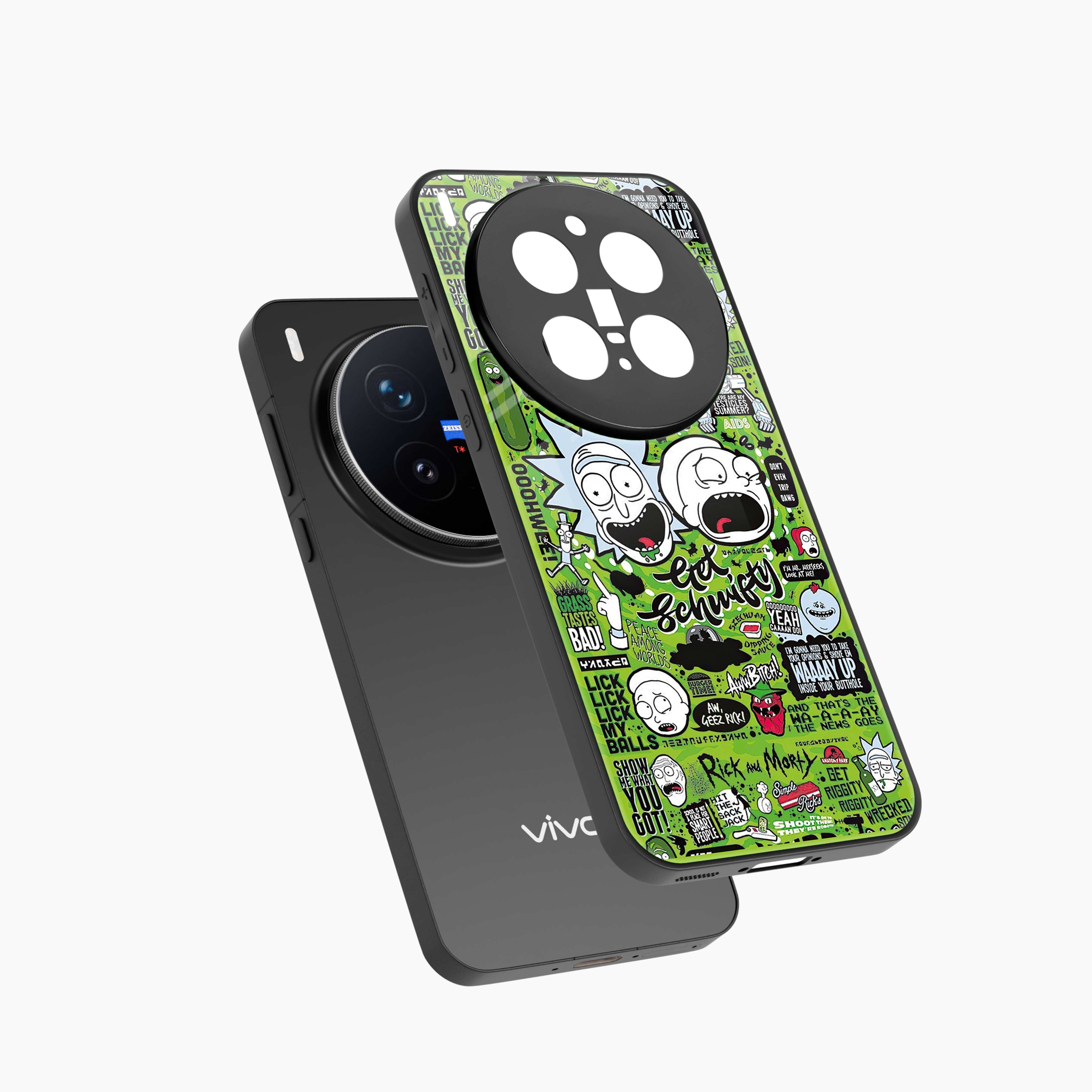 Rick And Morty Vivo X300 Pro 5G Back Cover