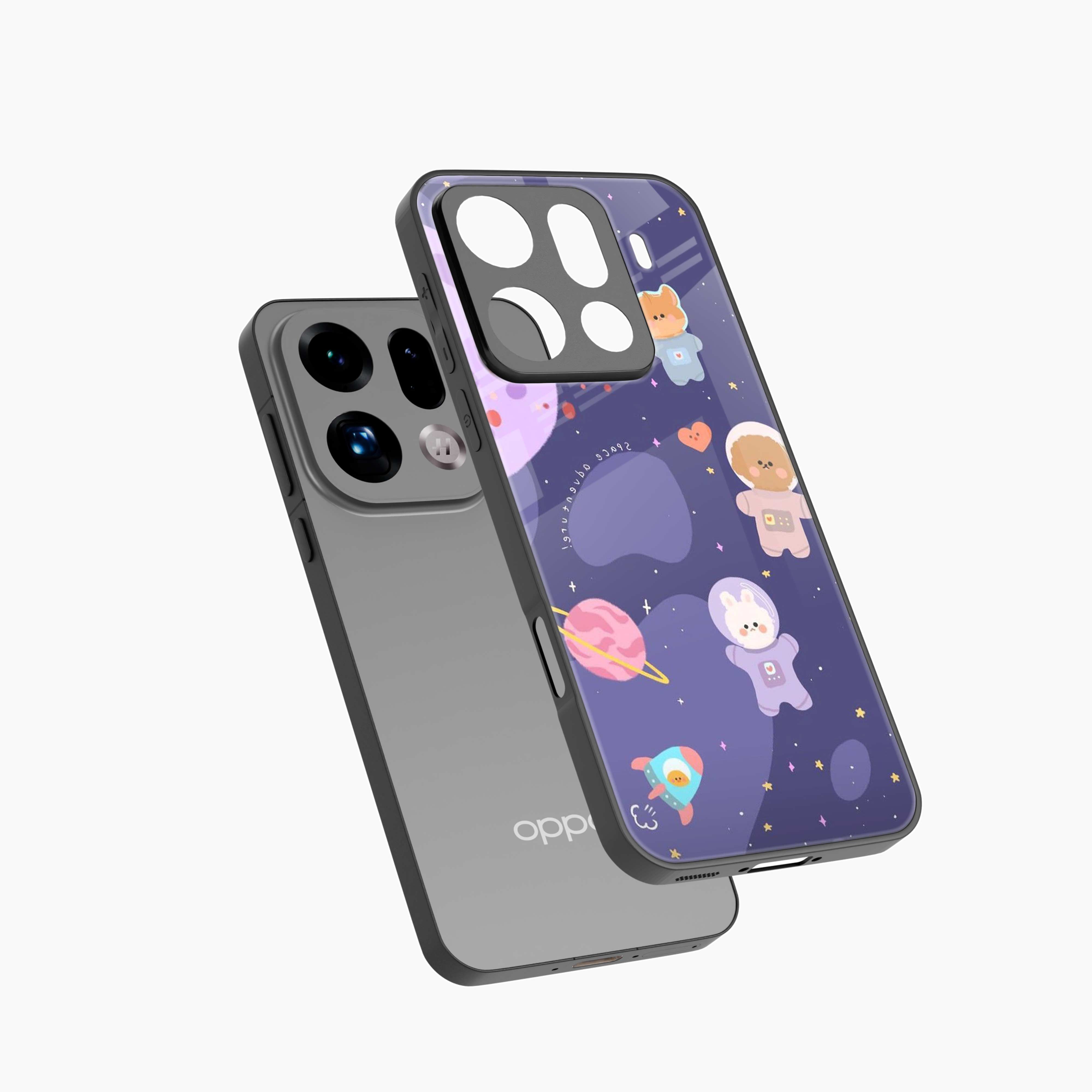 Teddy Space Oppo Find X9 Pro 5G Back Cover