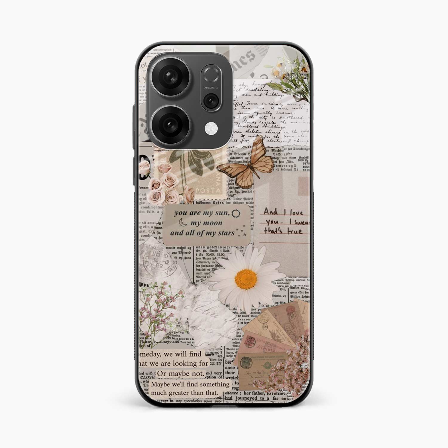 Aesthetic Oppo Reno 14 5G Back Cover