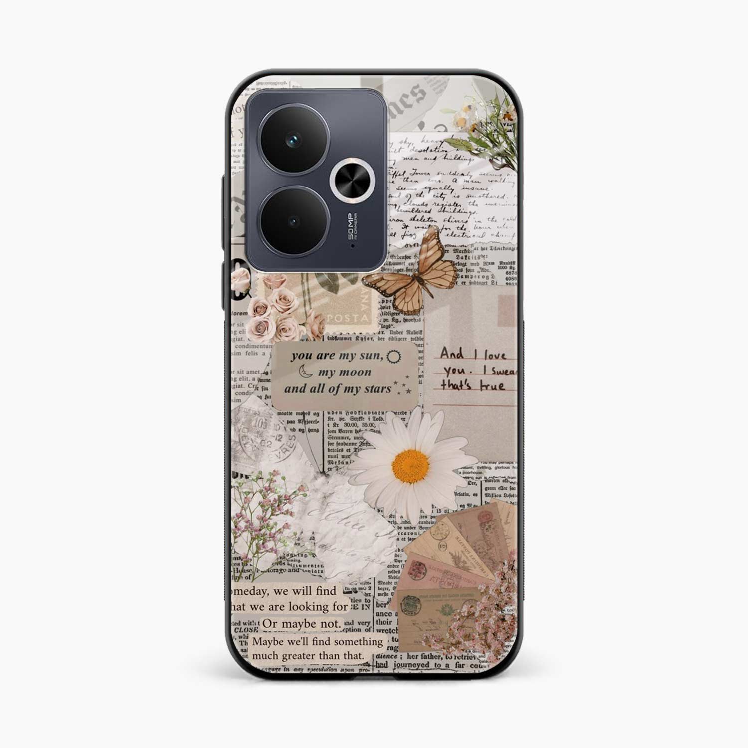 Aesthetic Realme 14t 5G Back Cover
