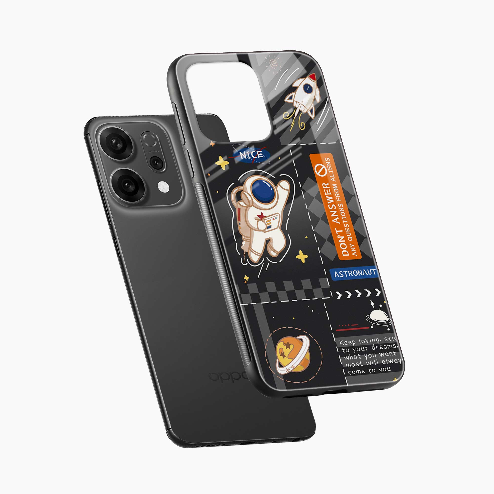 Astronaut Oppo Reno 14 5G Back Cover