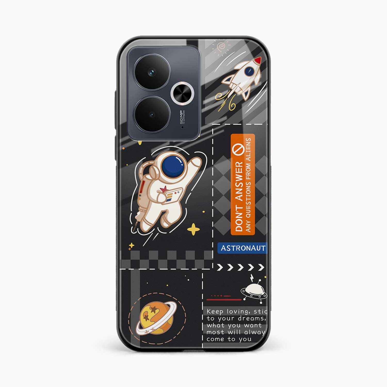Astronaut Realme 14t 5G Back Cover
