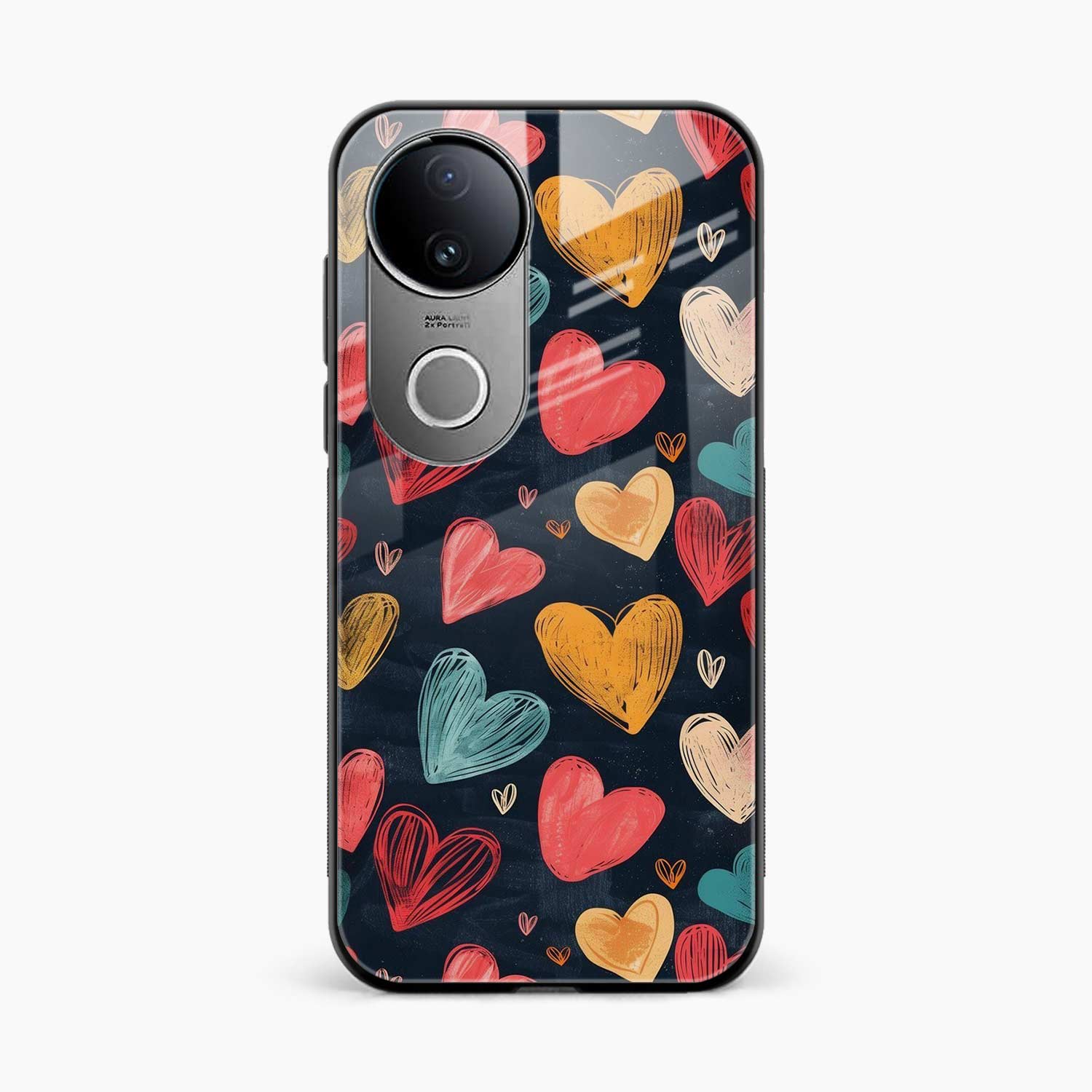 Colorful Hearts Iqoo Z10r 5G Back Cover