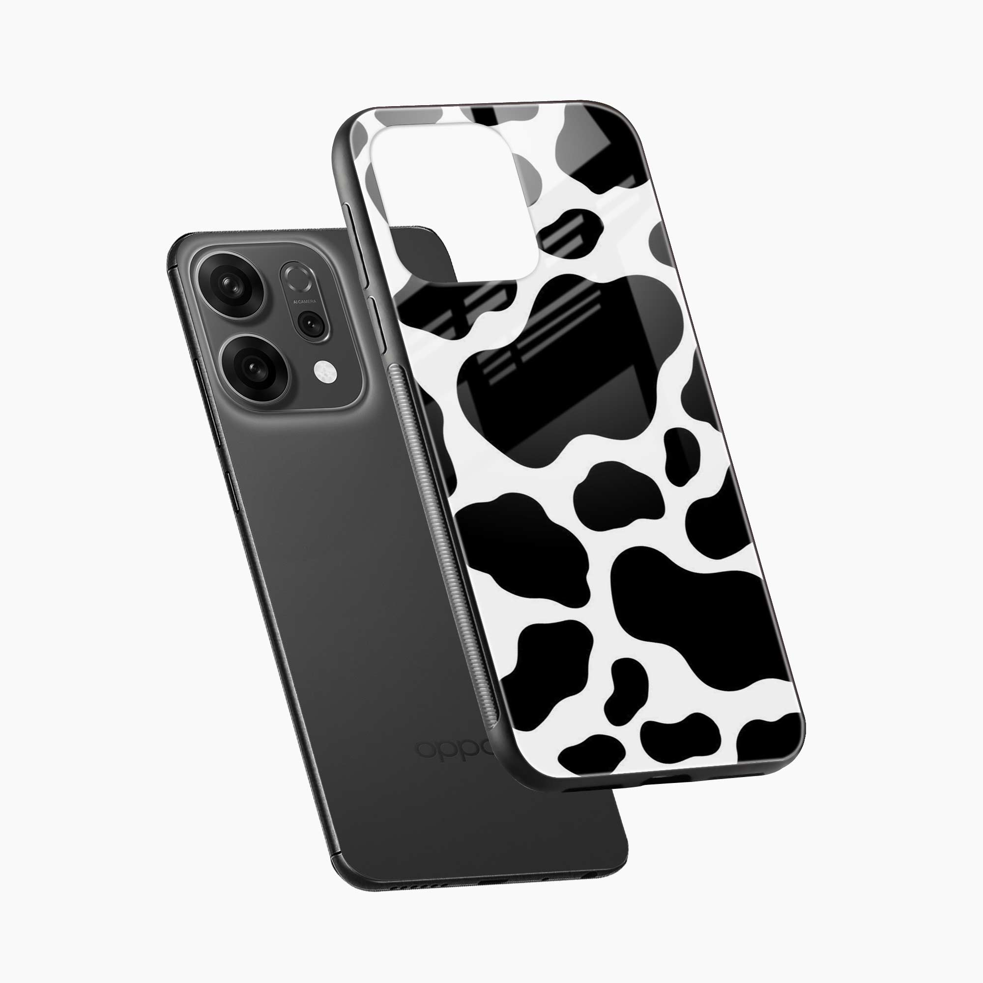 Cow Print Oppo Reno 14 5G Back Cover