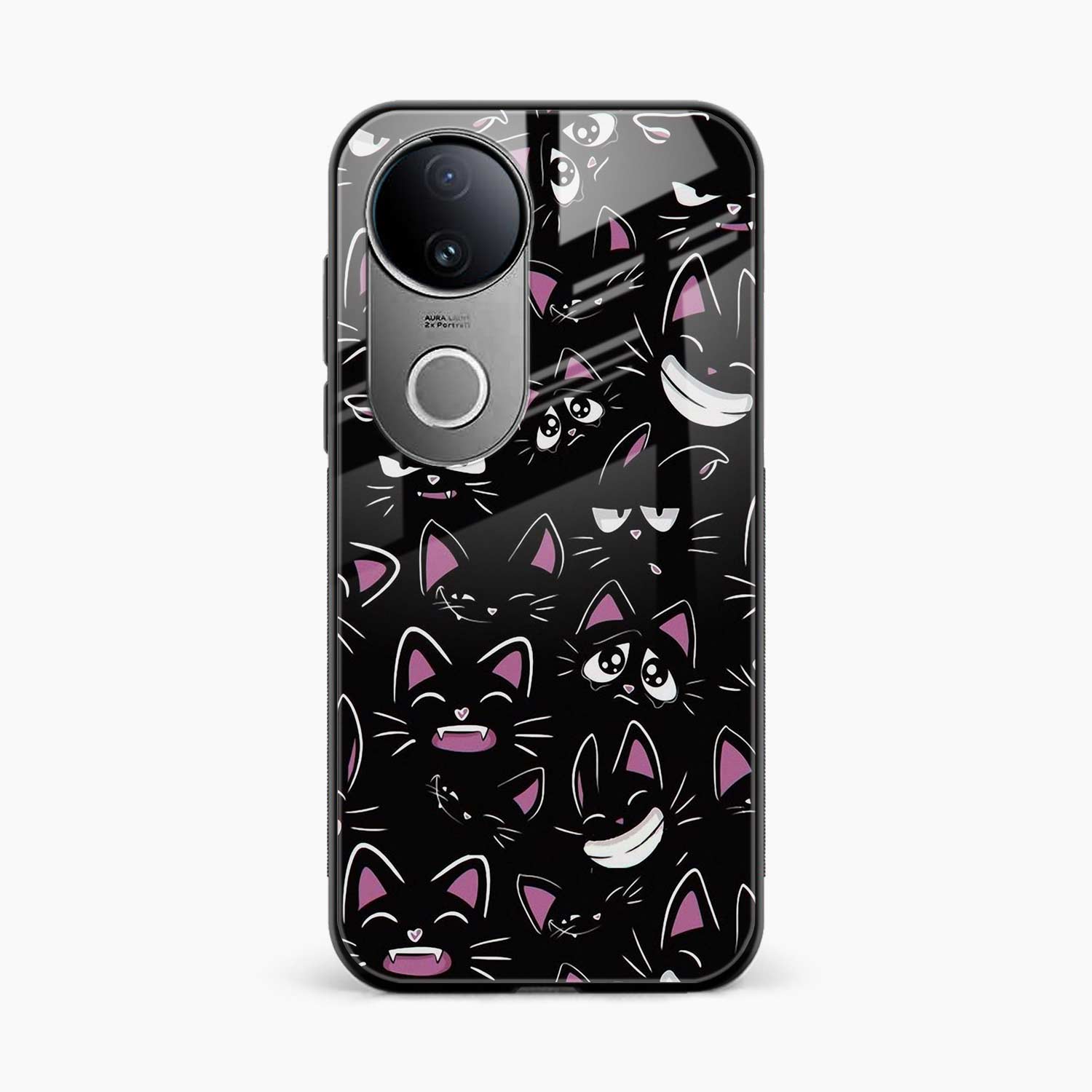 Cute Black Cat Iqoo Z10r 5G Back Cover