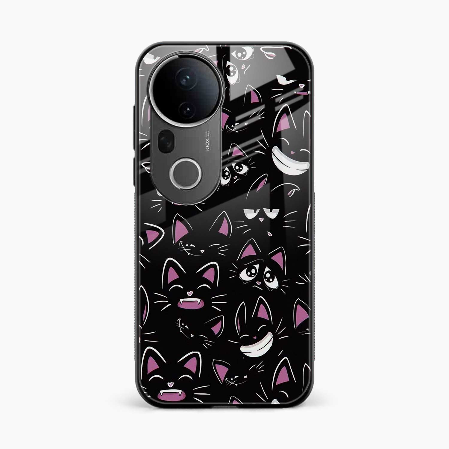Cute Black Cat Vivo T4 Ultra 5G Back Cover