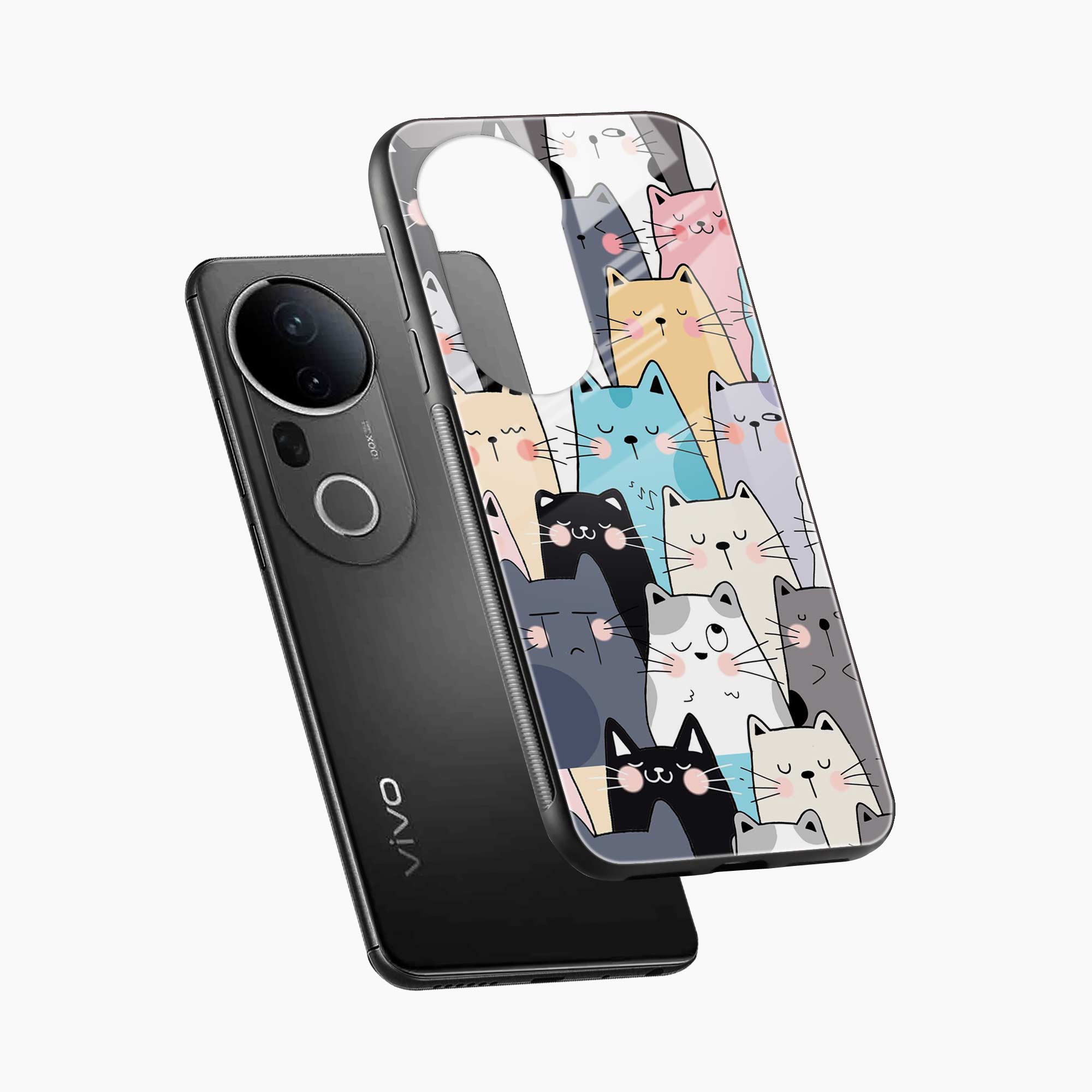 Cute Cat Vivo T4 Ultra 5G Back Cover