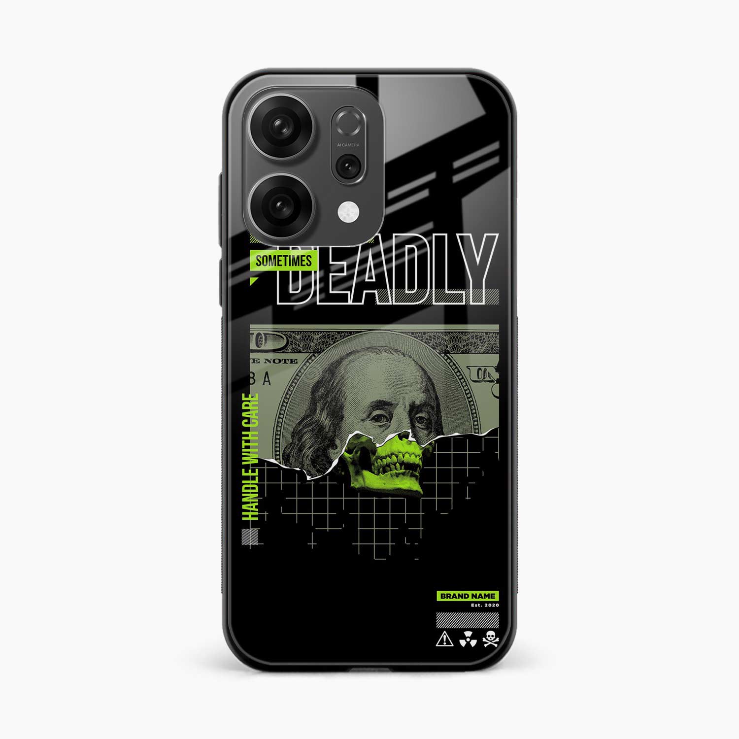 Deadly Dollar Oppo Reno 14 5G Back Cover