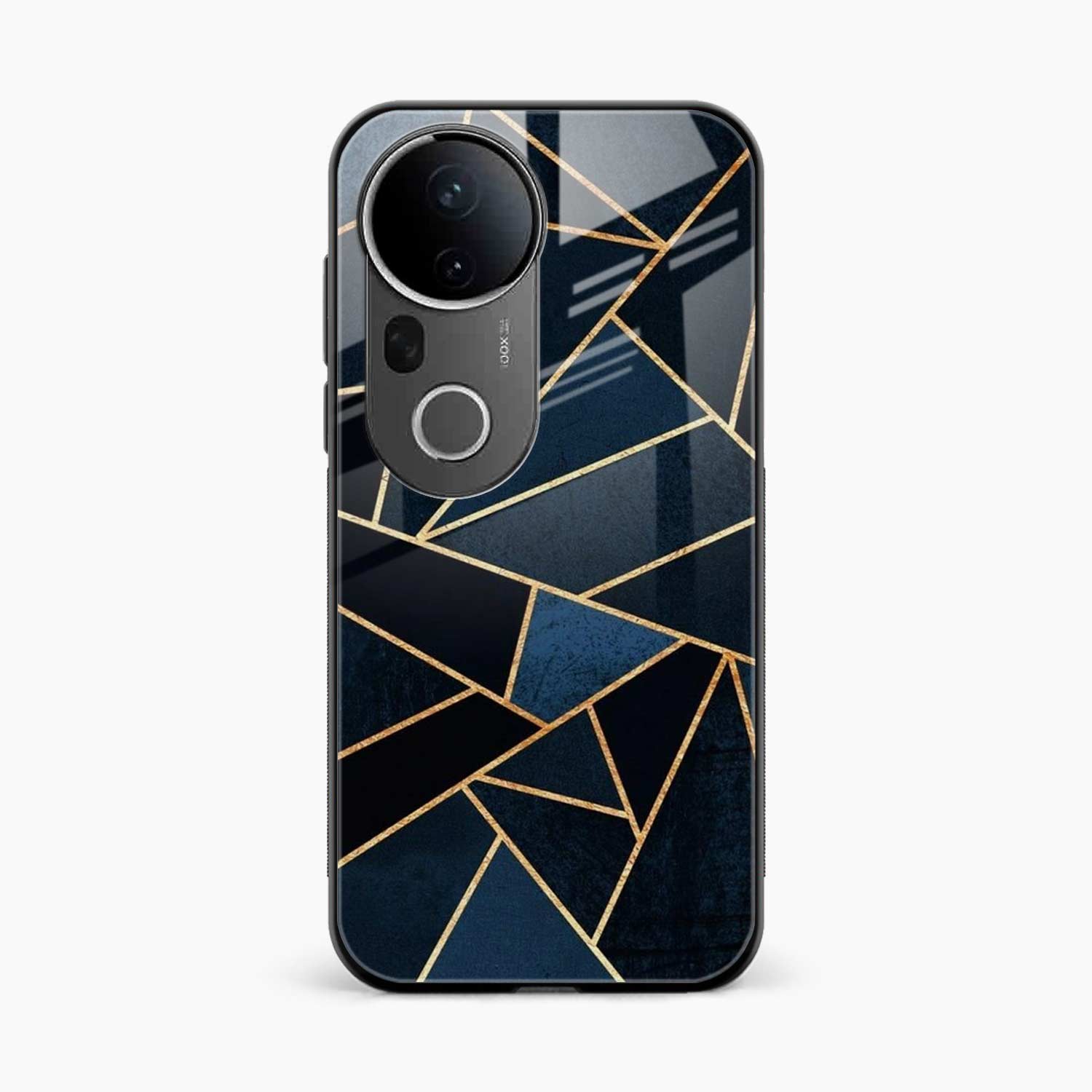 Diagonal Marble Golden Cut Vivo T4 Ultra 5G Back Cover
