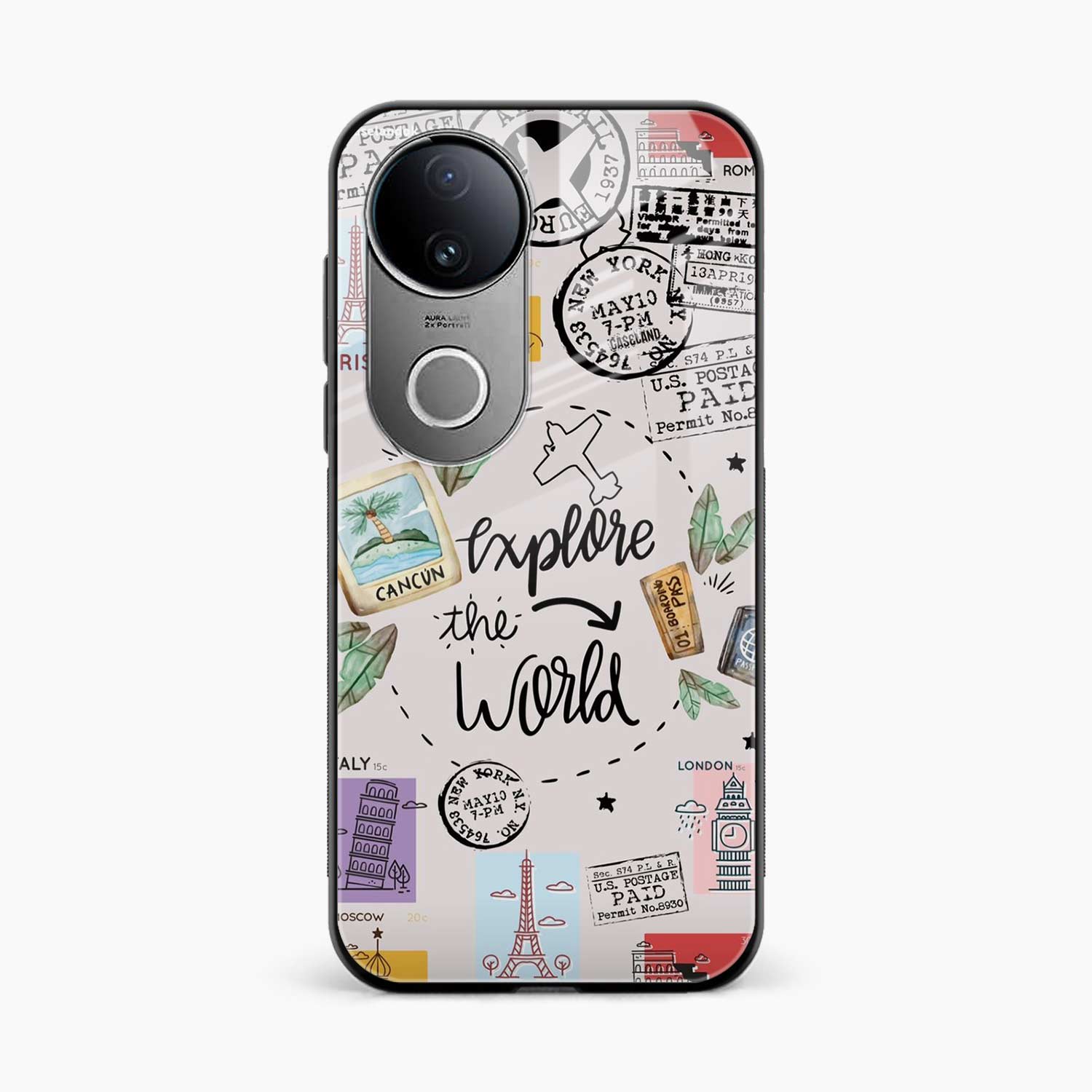 Explore The World Iqoo Z10r 5G Back Cover