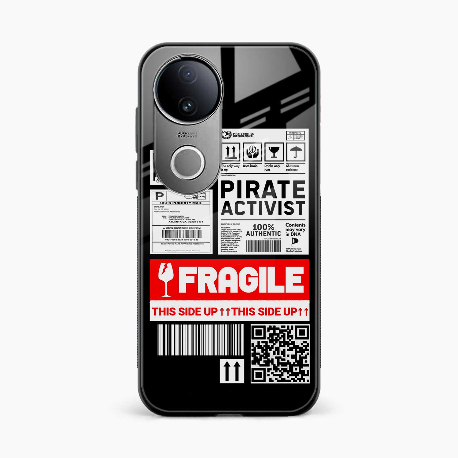 Fragile Iqoo Z10r 5G Back Cover