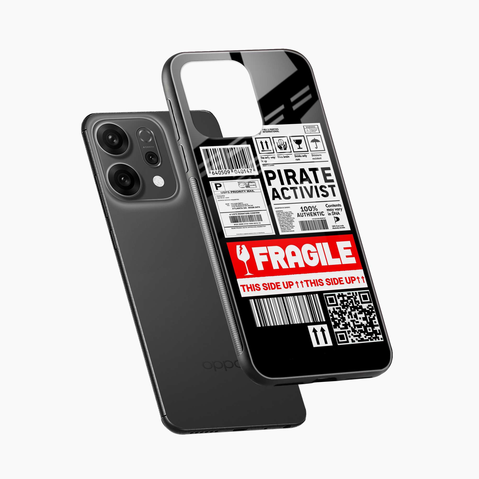 Fragile Oppo Reno 14 5G Back Cover