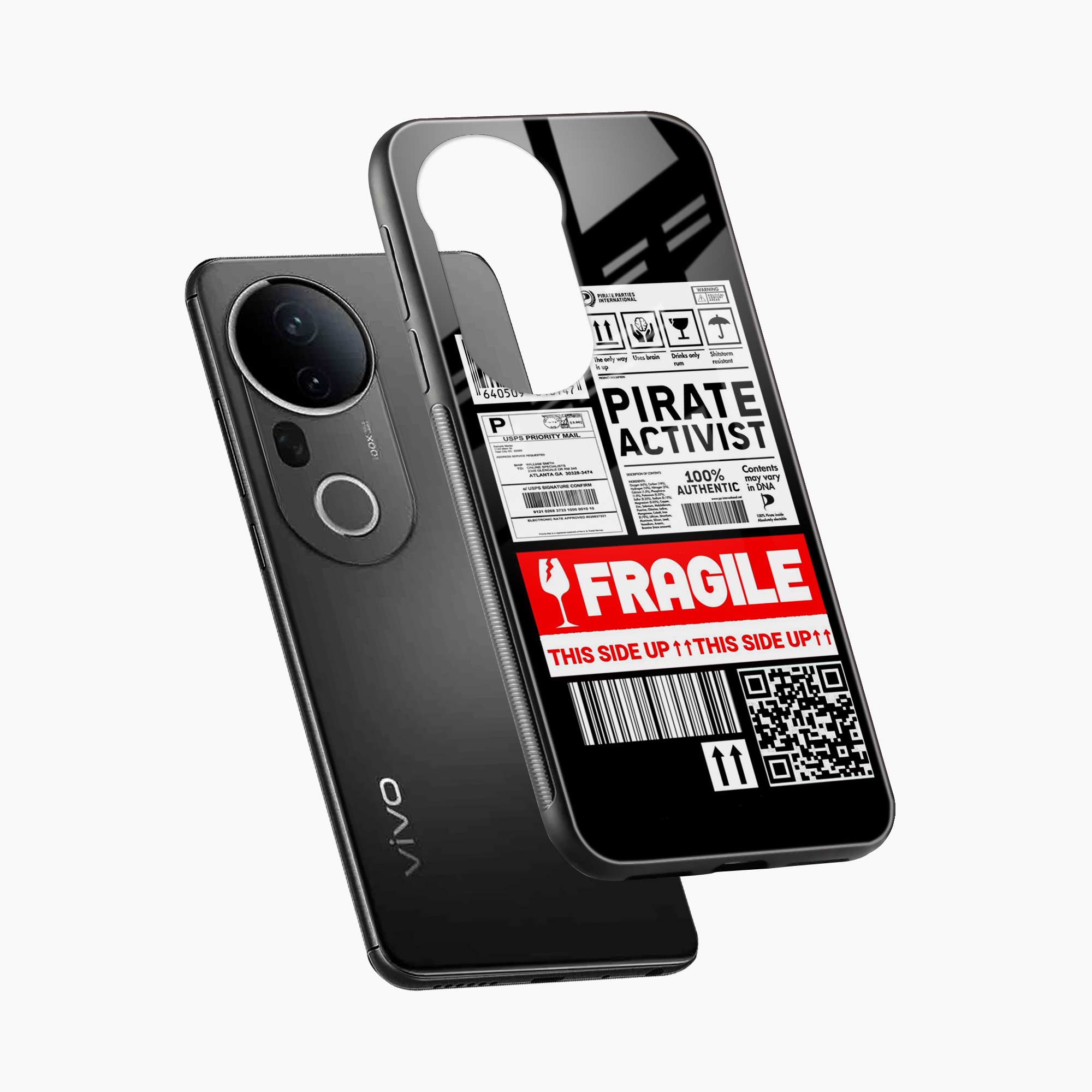 Fragile Vivo T4 Ultra 5G Back Cover
