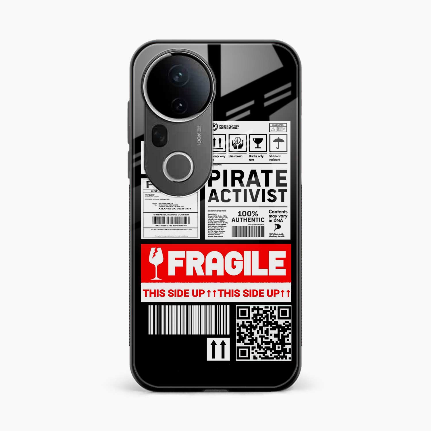 Fragile Vivo T4 Ultra 5G Back Cover