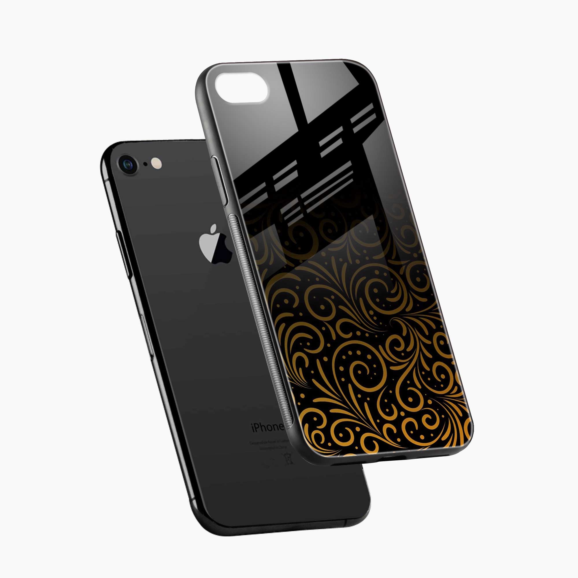 Golden Swirl iPhone 6s Back Cover