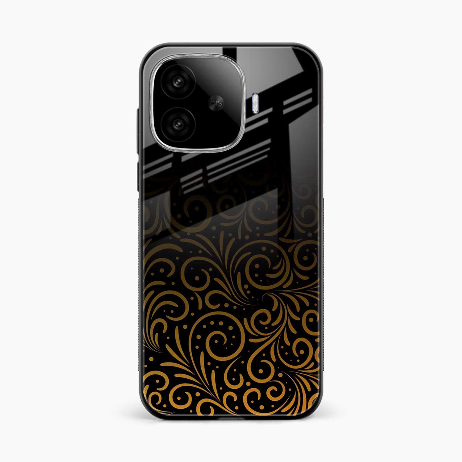 Golden Swirl Iqoo Neo 10R 5G Back Cover