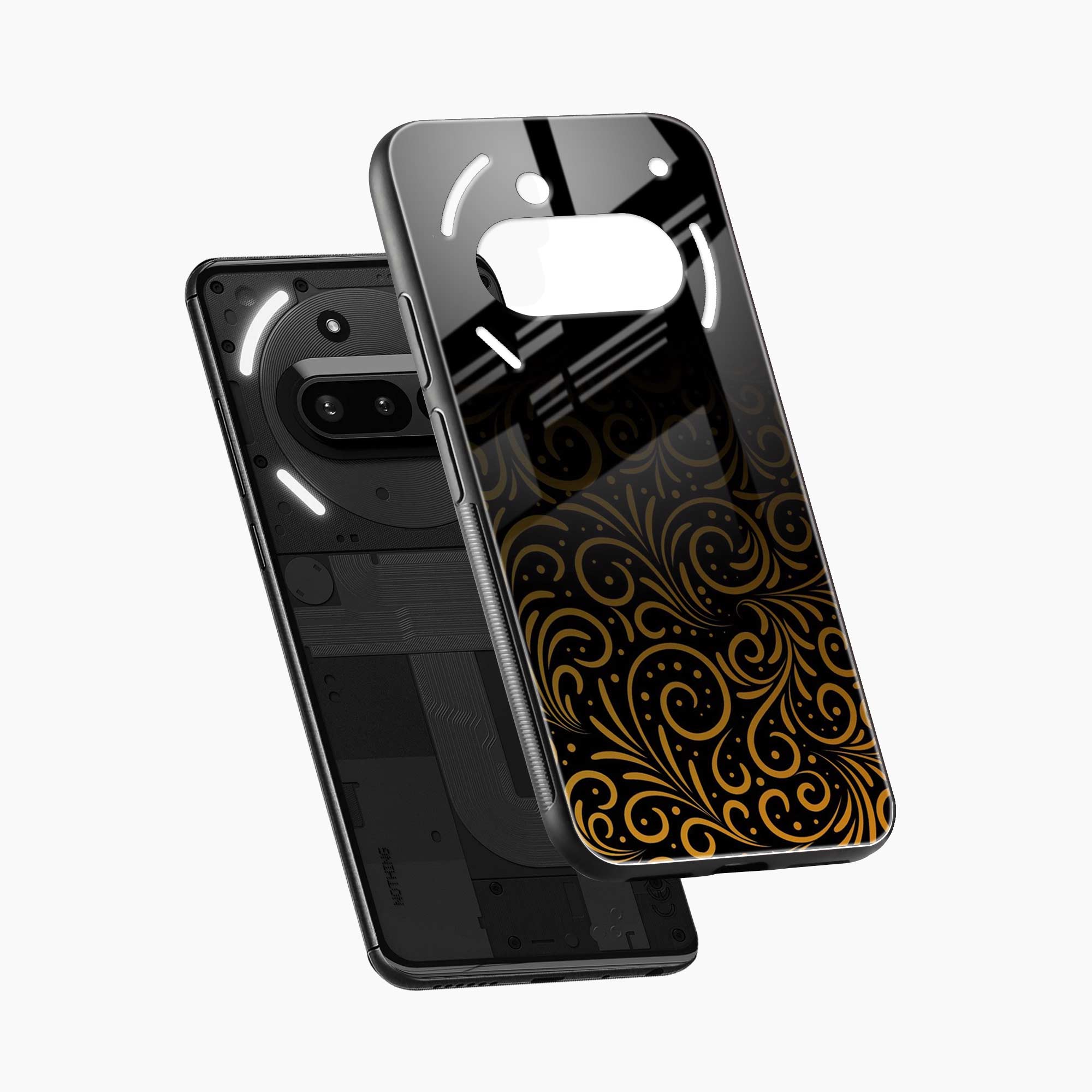 Golden Swirl Nothing Phone 3a 5G Back Cover