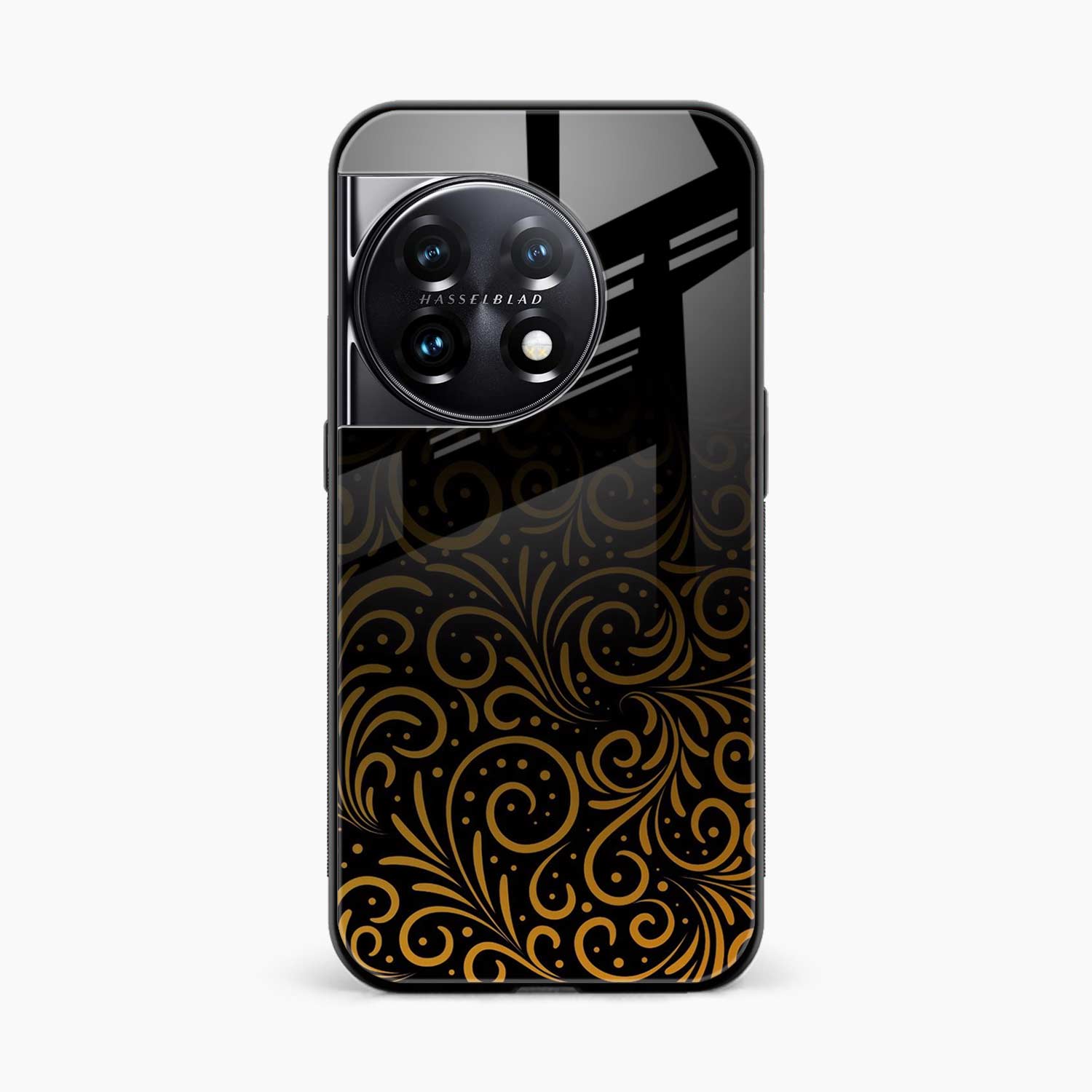 Golden Swirl OnePlus 11 Back Cover