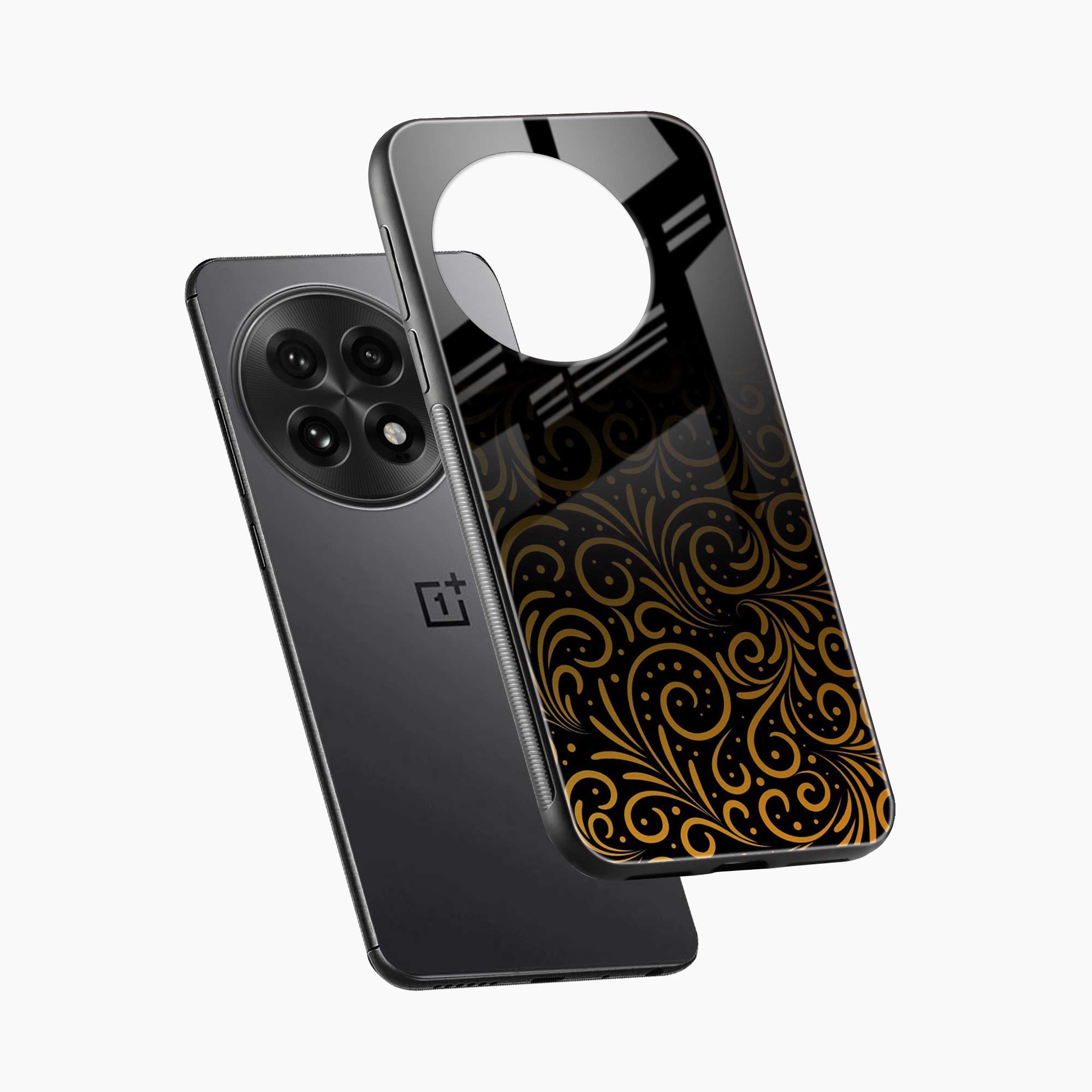 Golden Swirl OnePlus 13 Back Cover