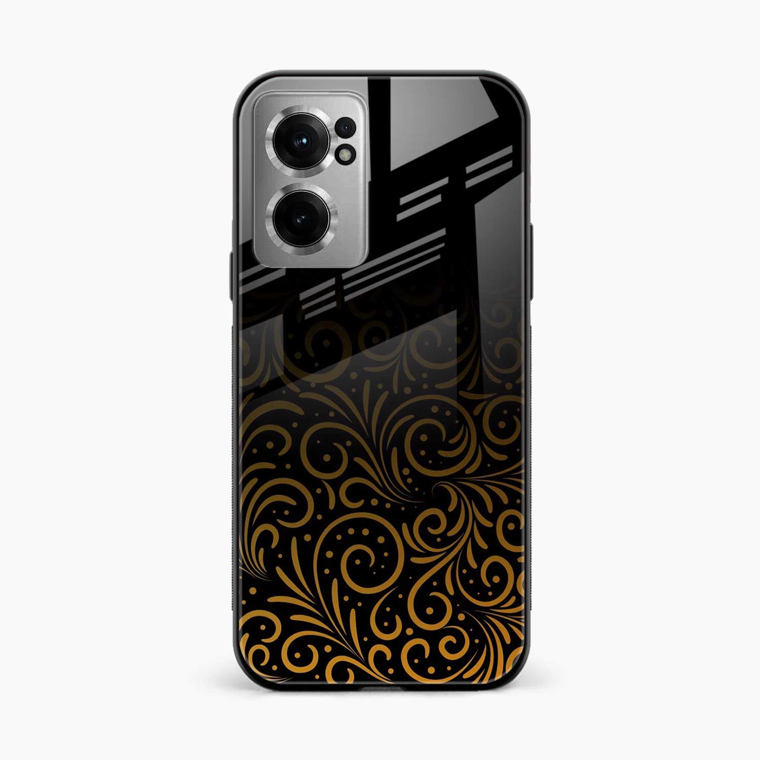 Golden Swirl OnePlus Nord CE 2 Back Cover