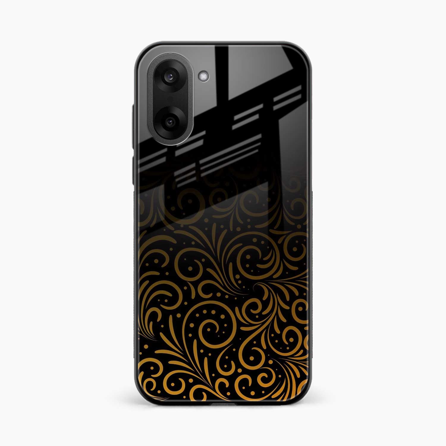 Golden Swirl OnePlus Nord CE 5 Back Cover