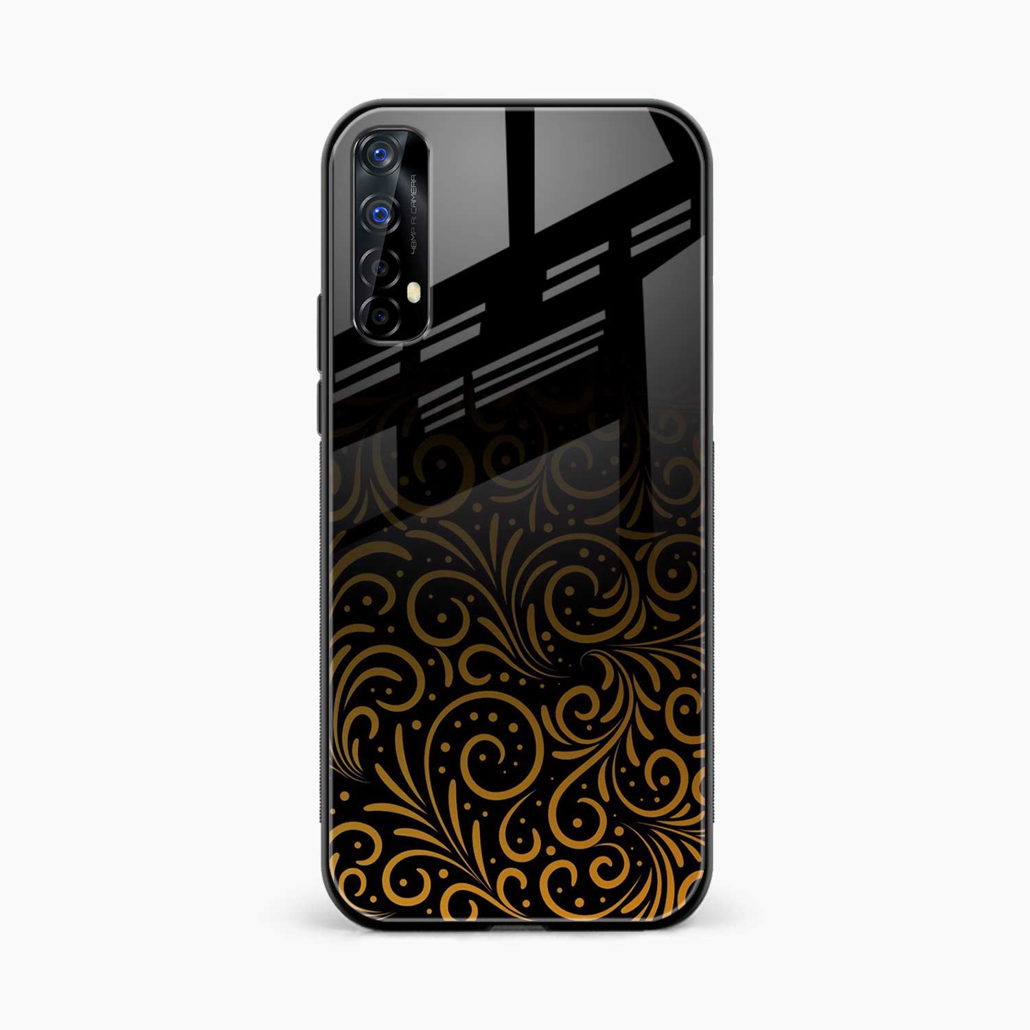 Golden Swirl Realme Narzo 20 Pro Back Cover