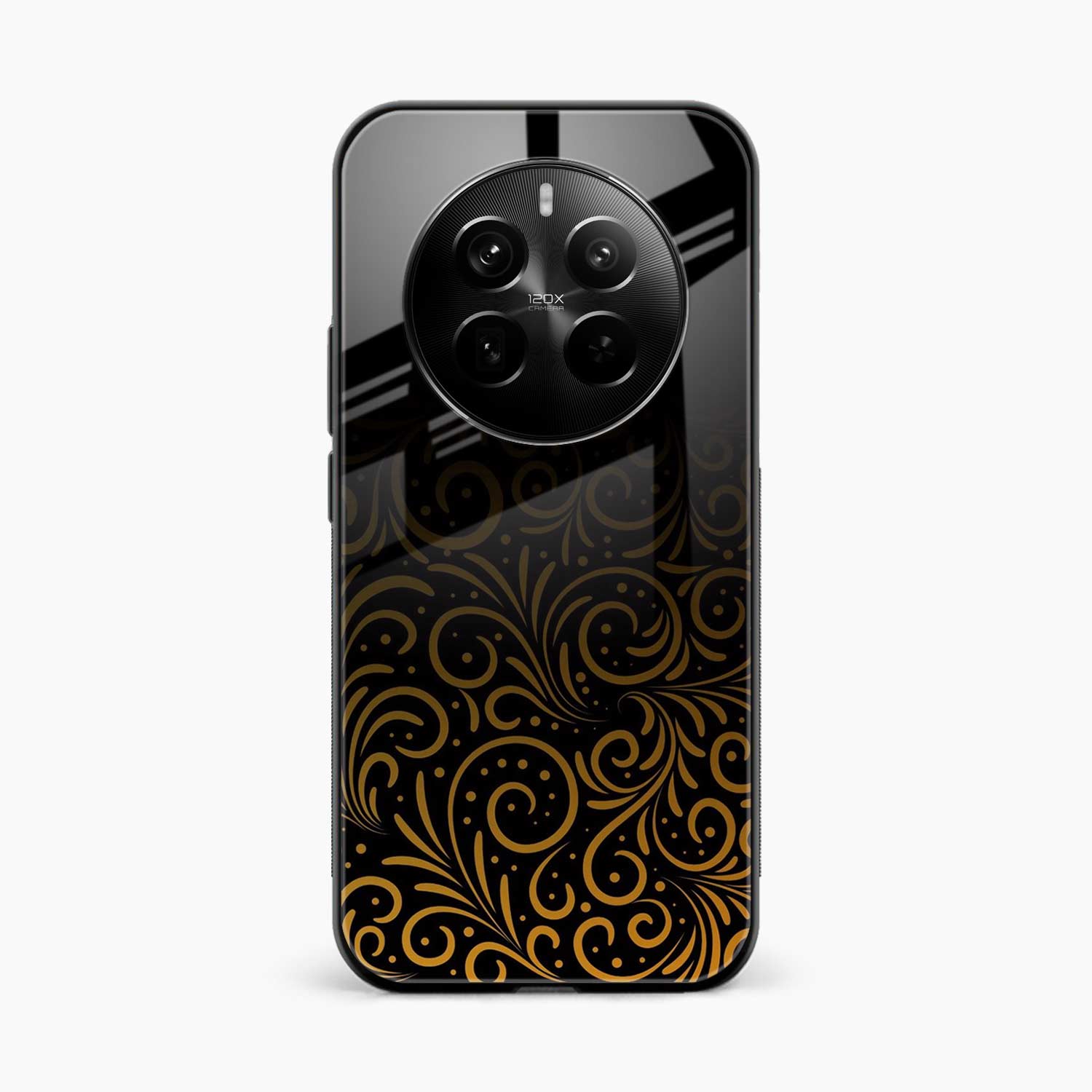 Golden Swirl Realme Narzo 70 5G Back Cover