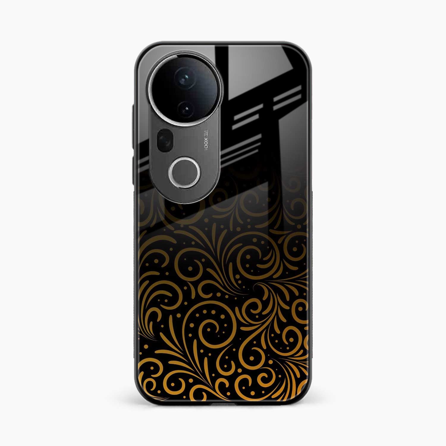 Golden Swirl Vivo T4 Ultra 5G Back Cover