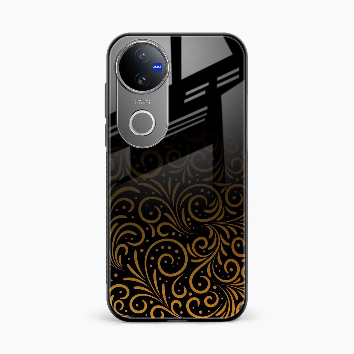Golden Swirl Vivo V50 5G Back Cover