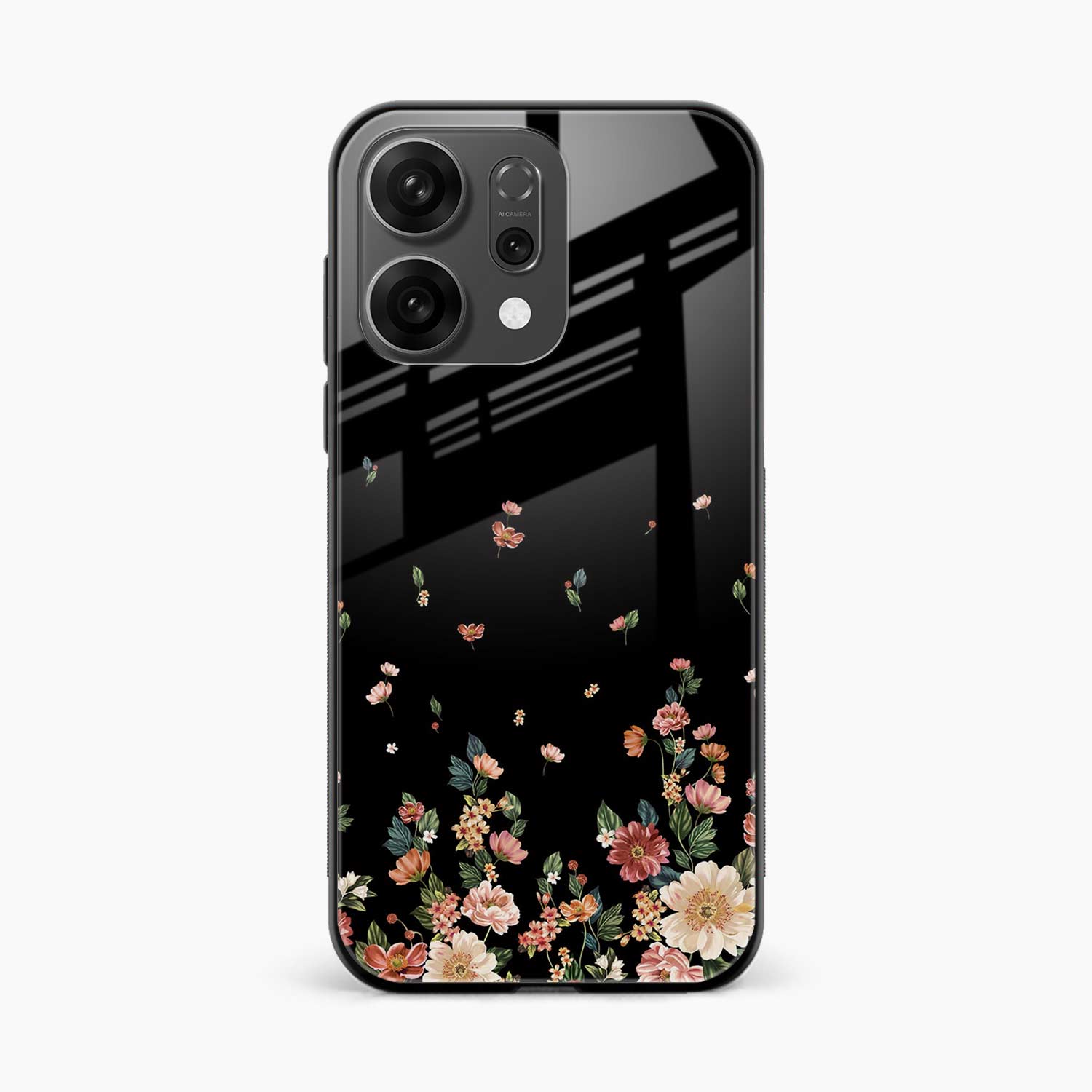 Graceful Floral Oppo Reno 14 5G Back Cover