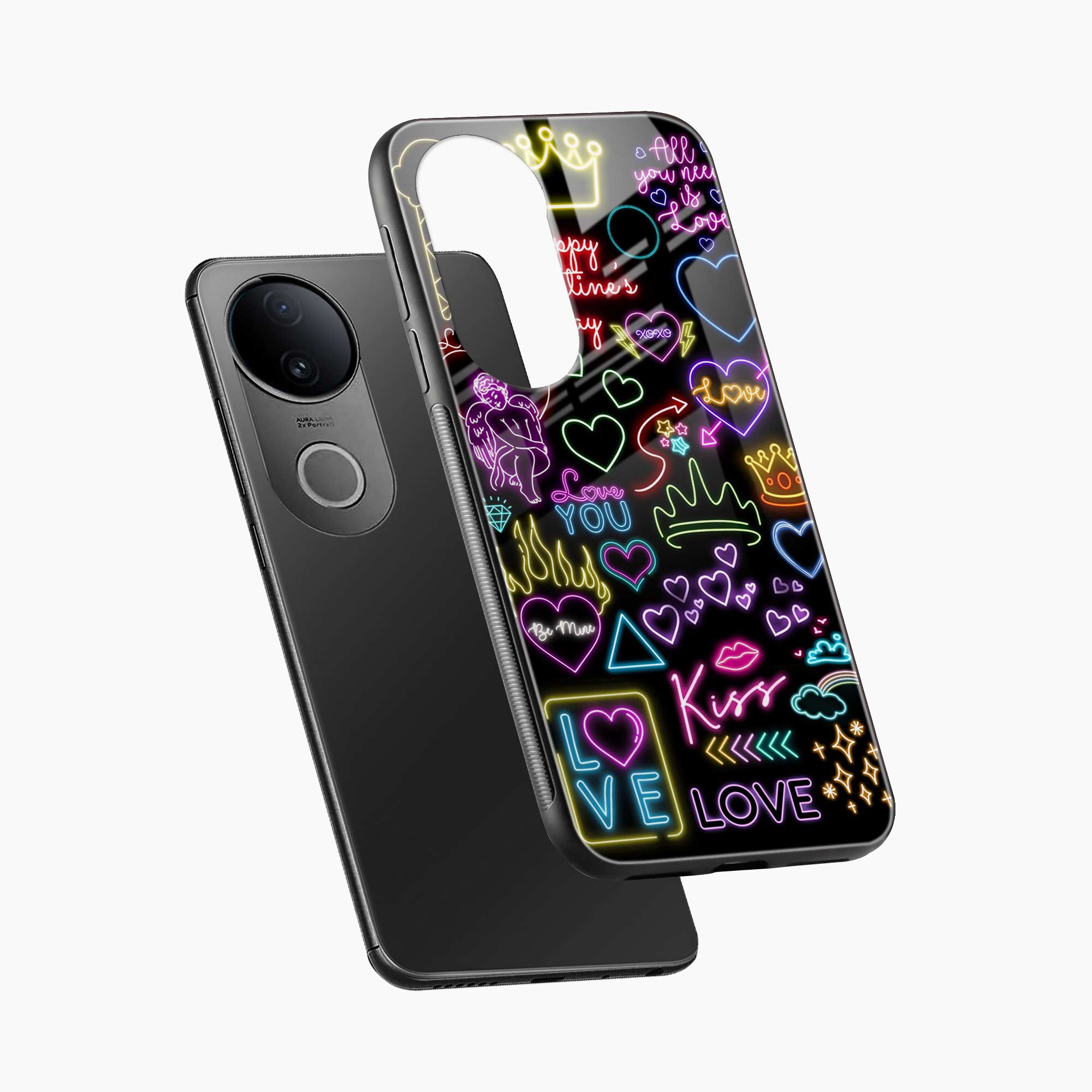 Neon Lights Iqoo Z10r 5G Back Cover