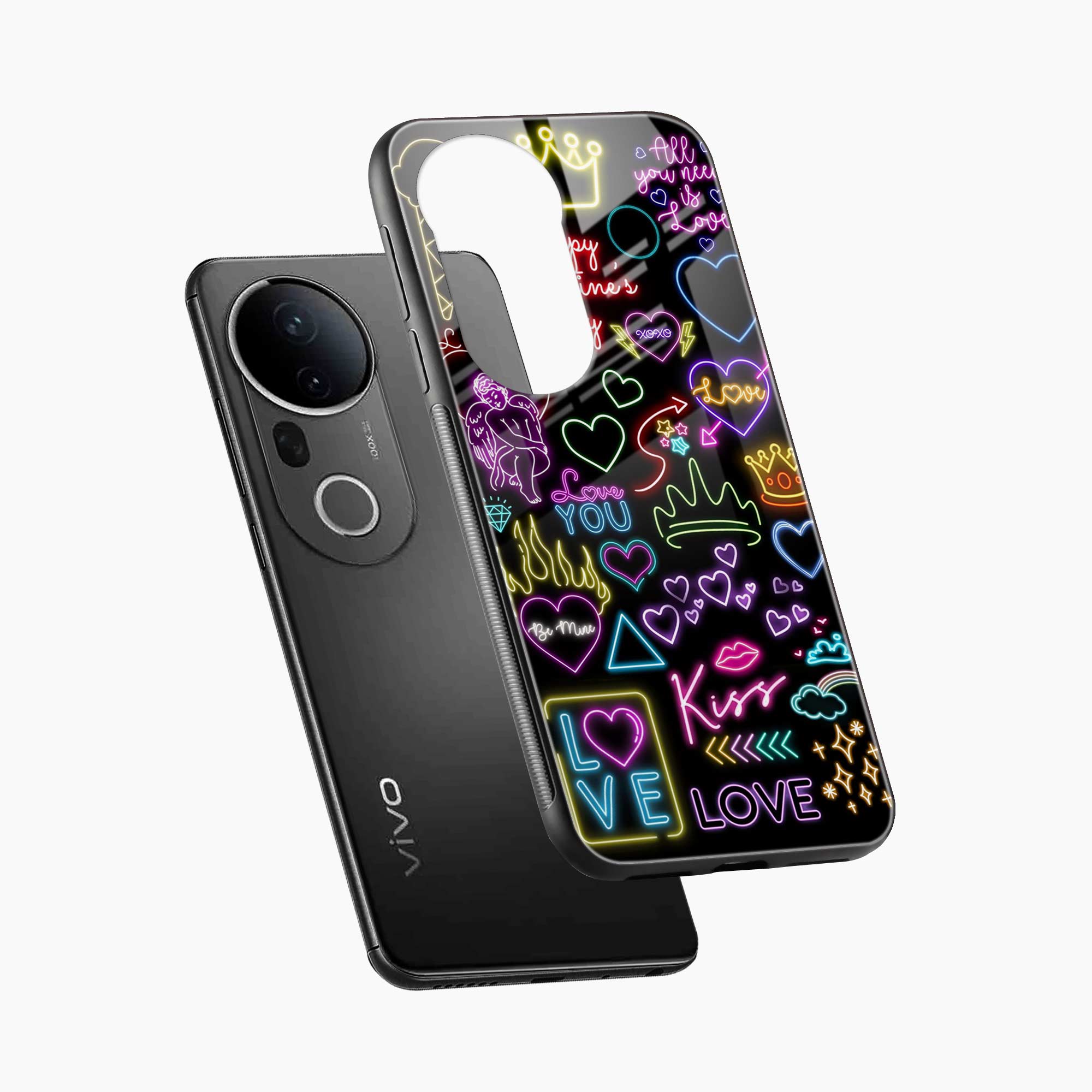 Neon Lights Vivo T4 Ultra 5G Back Cover