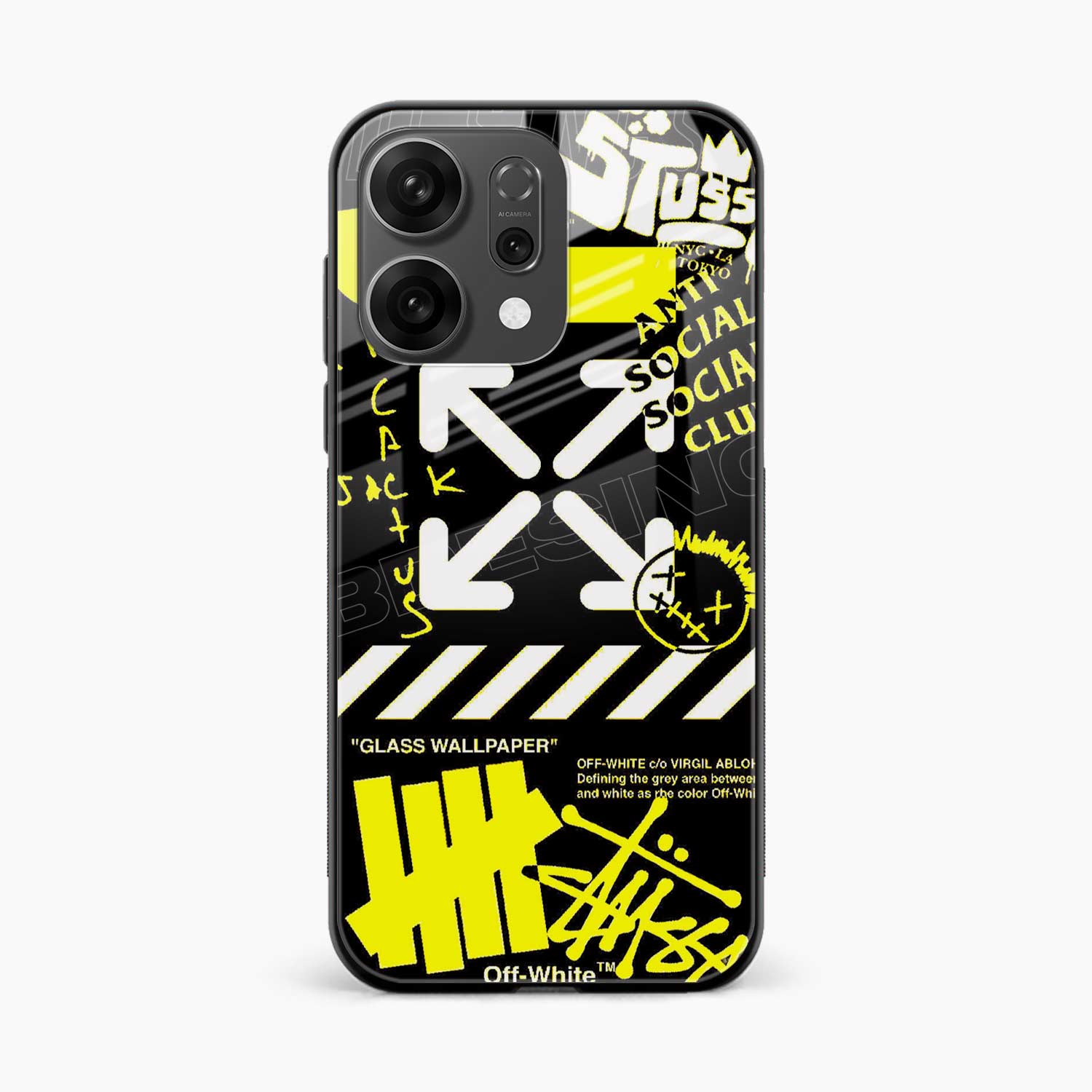 Neon Off White Oppo Reno 14 5G Back Cover