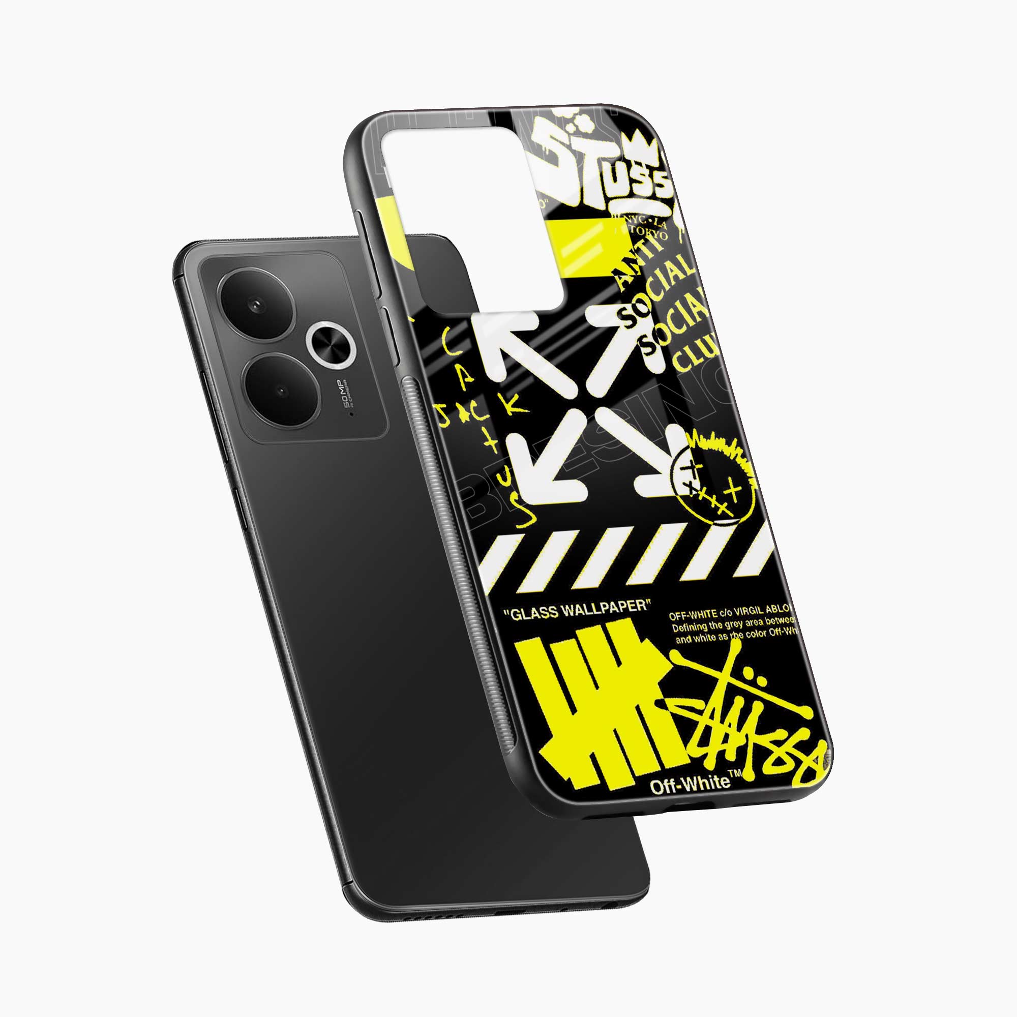 Neon Off White Realme 14t 5G Back Cover