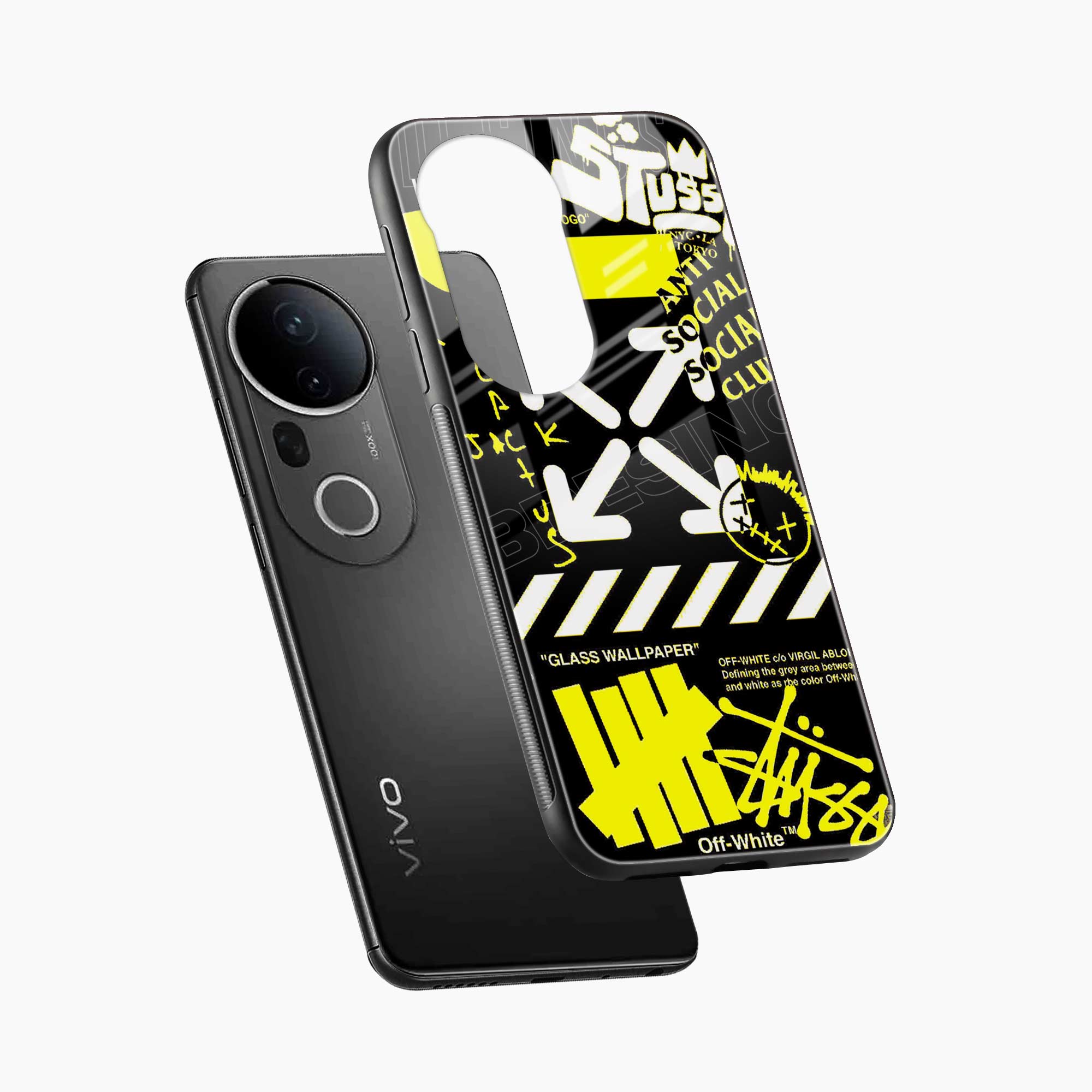 Neon Off White Vivo T4 Ultra 5G Back Cover