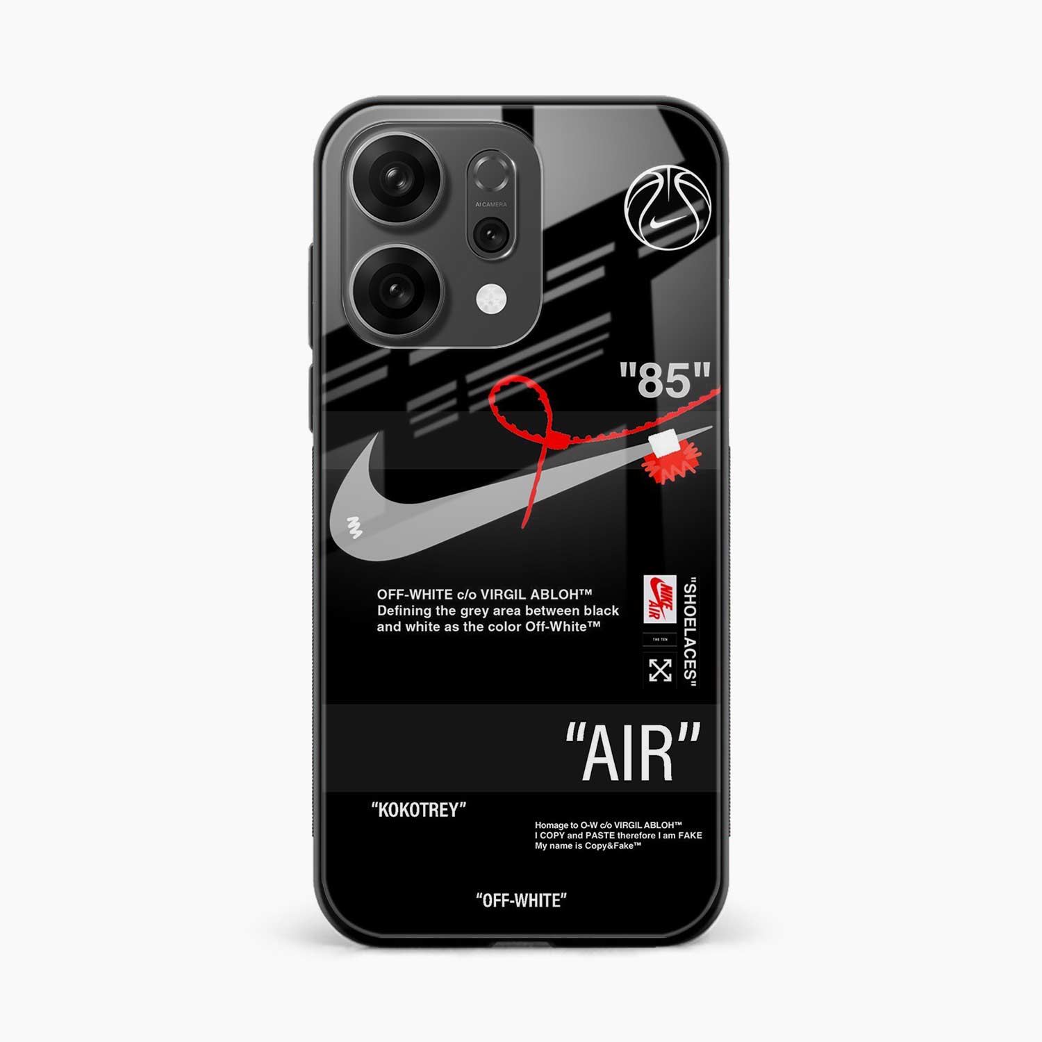 Off White Oppo Reno 14 5G Back Cover