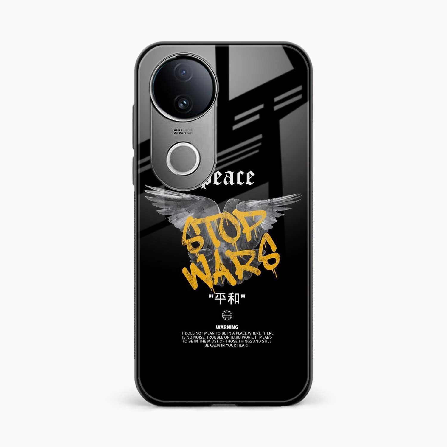 Peace Stop Wars Iqoo Z10r 5G Back Cover