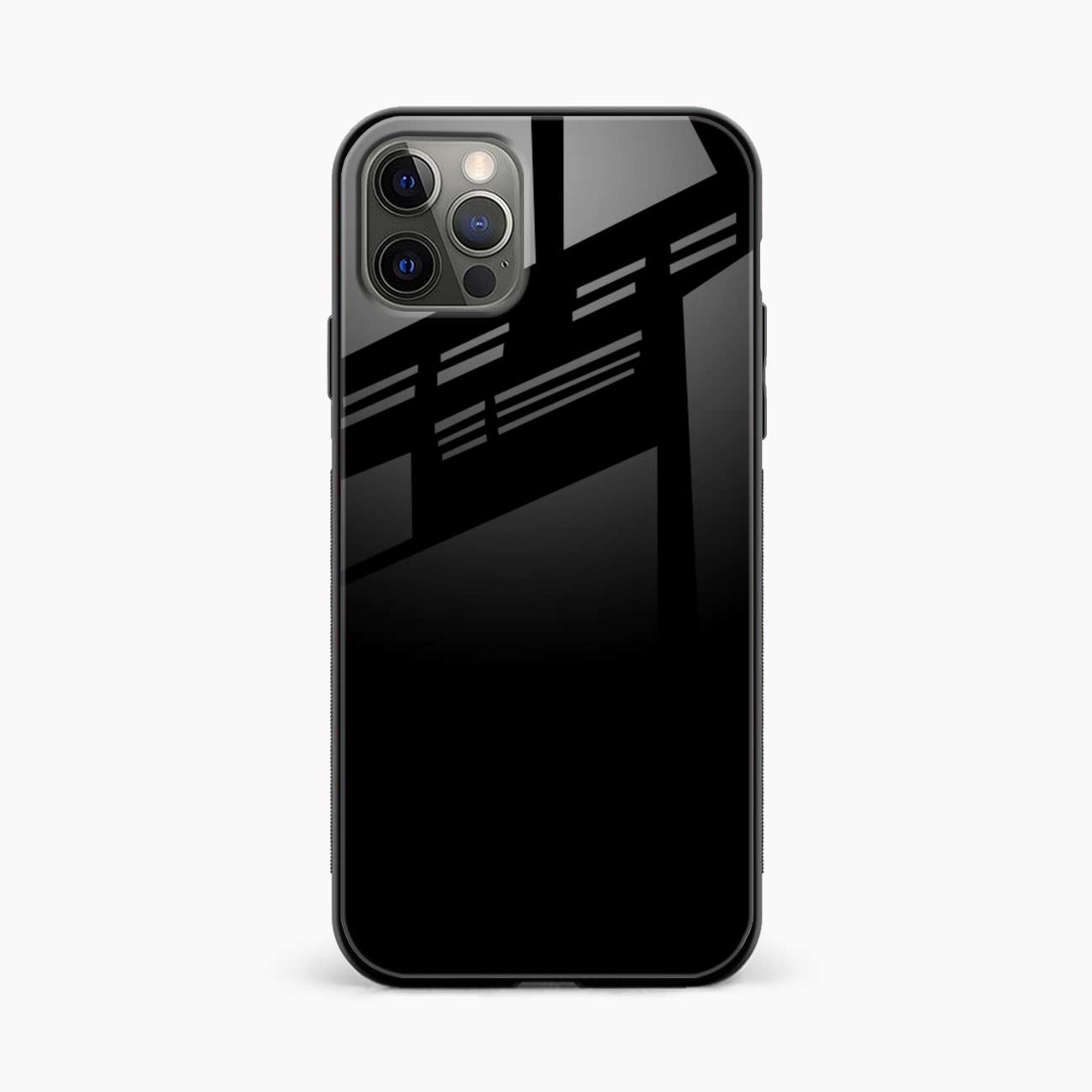 Pure Black iPhone 12 Pro Back Cover